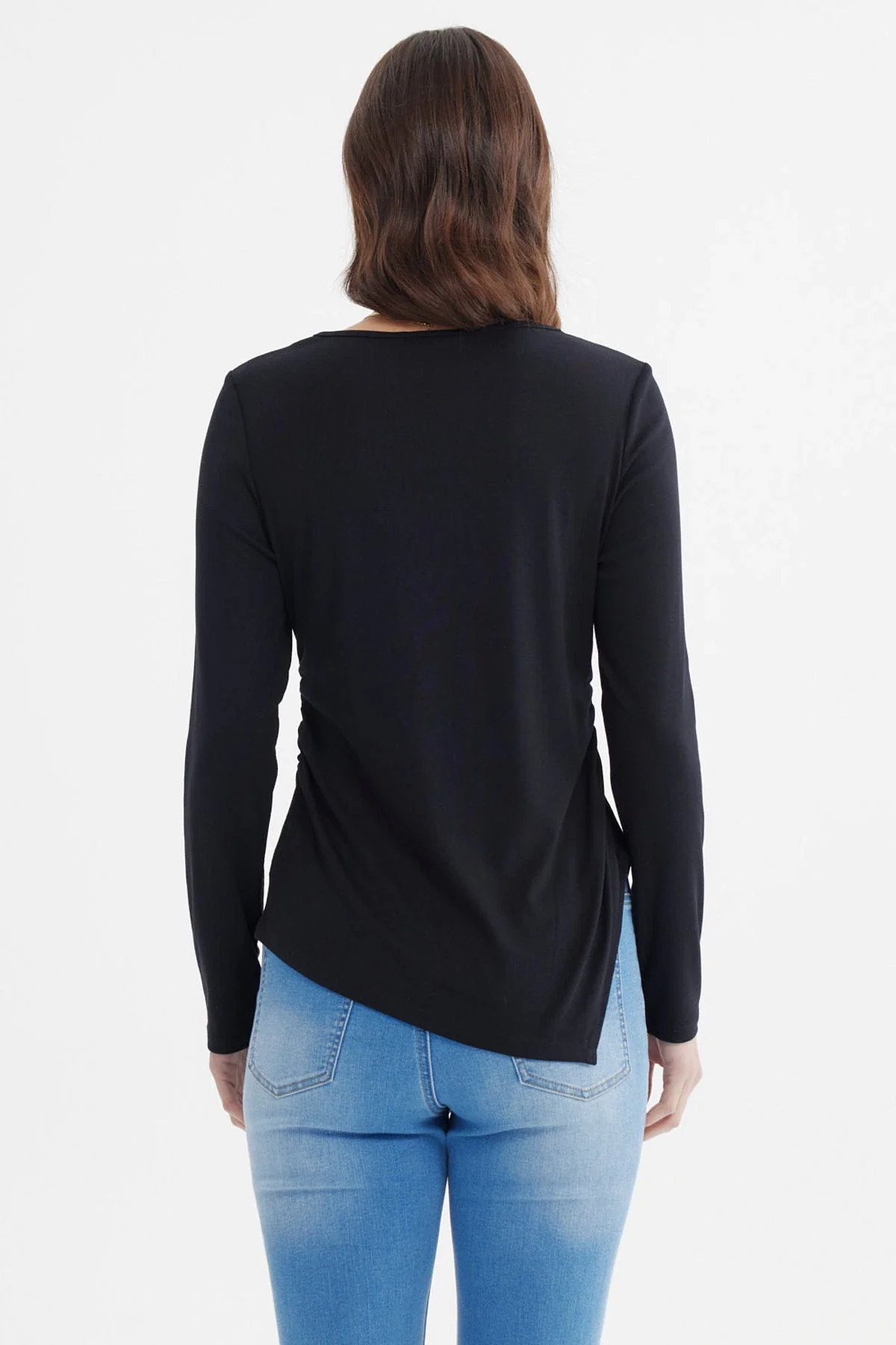 Polera Mujer Ajustado Negro - Image 3