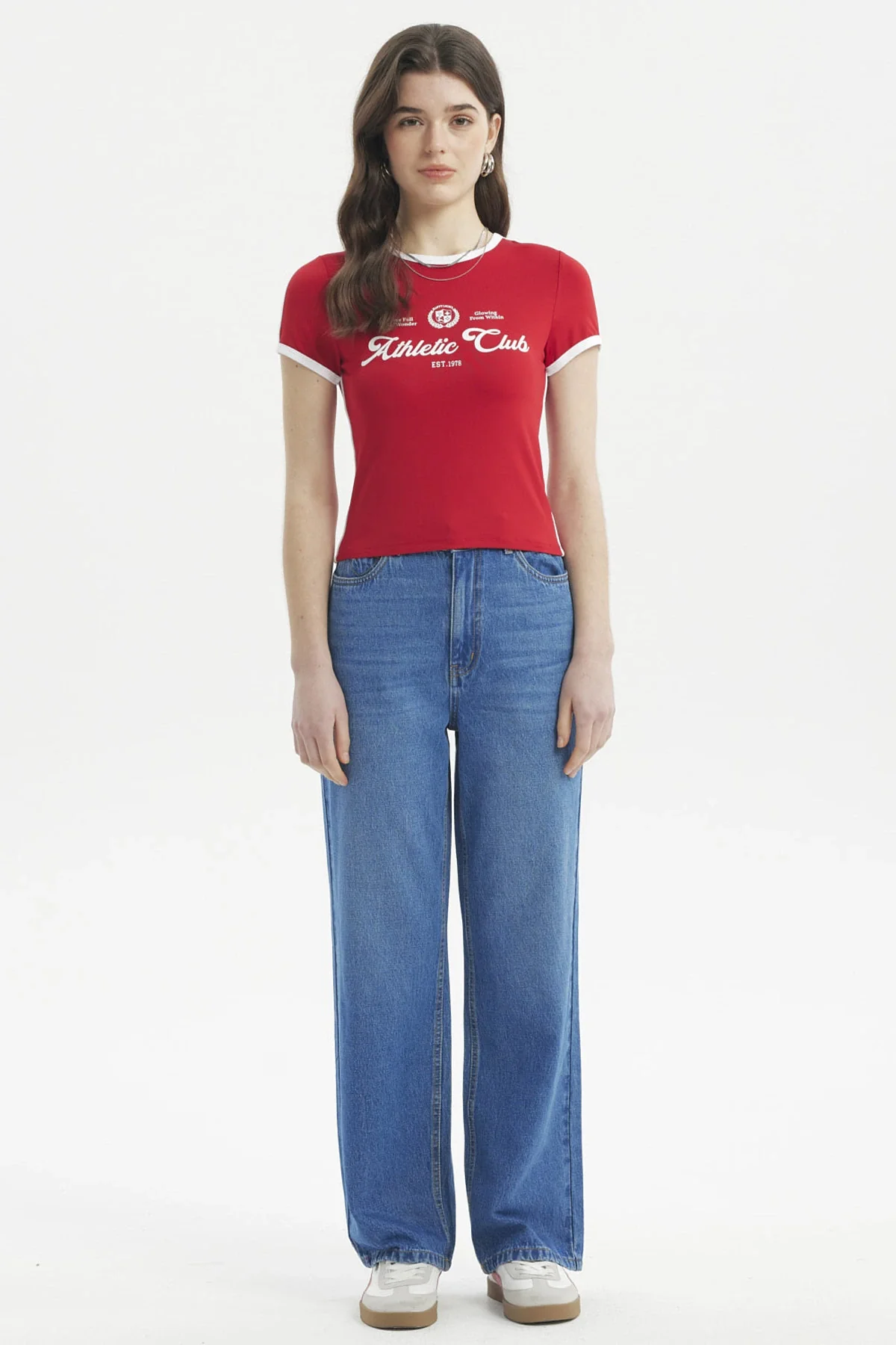 Polera Mujer Ajustado Rojo - Image 4