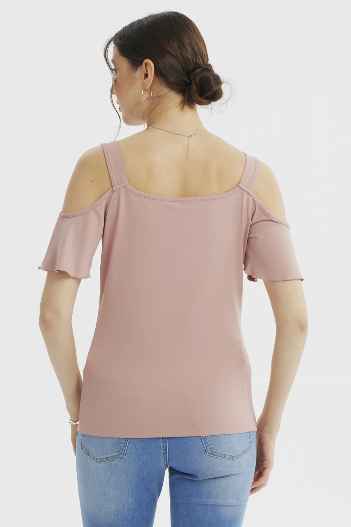 Polera Mujer Ajustado Rosado - Image 3