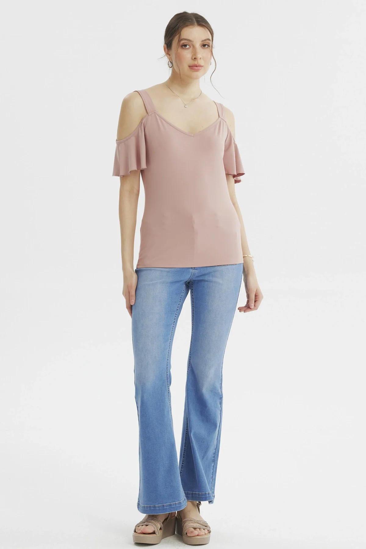 Polera Mujer Ajustado Rosado - Image 4