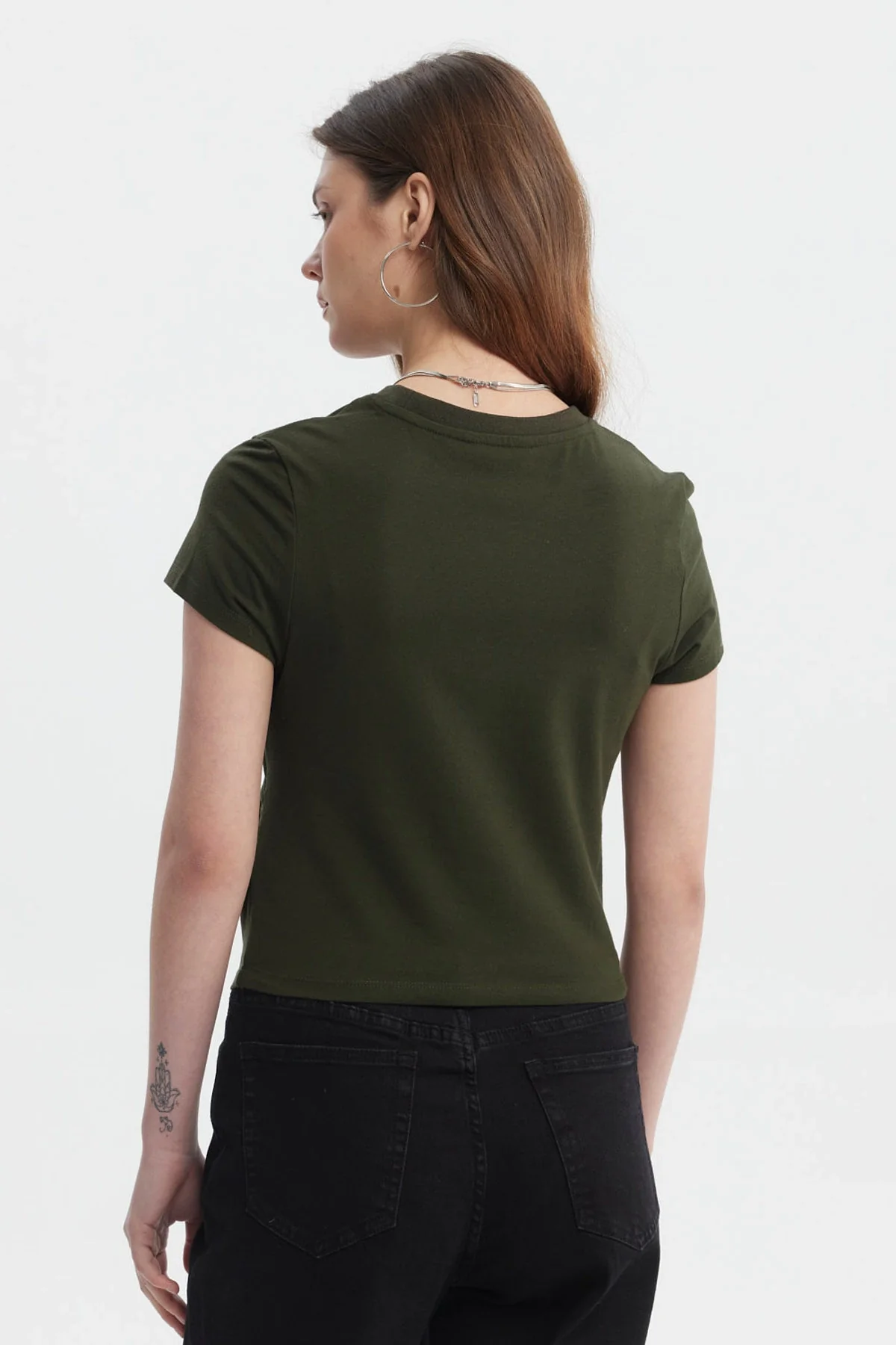 Polera Mujer Ajustado Verde - Image 2