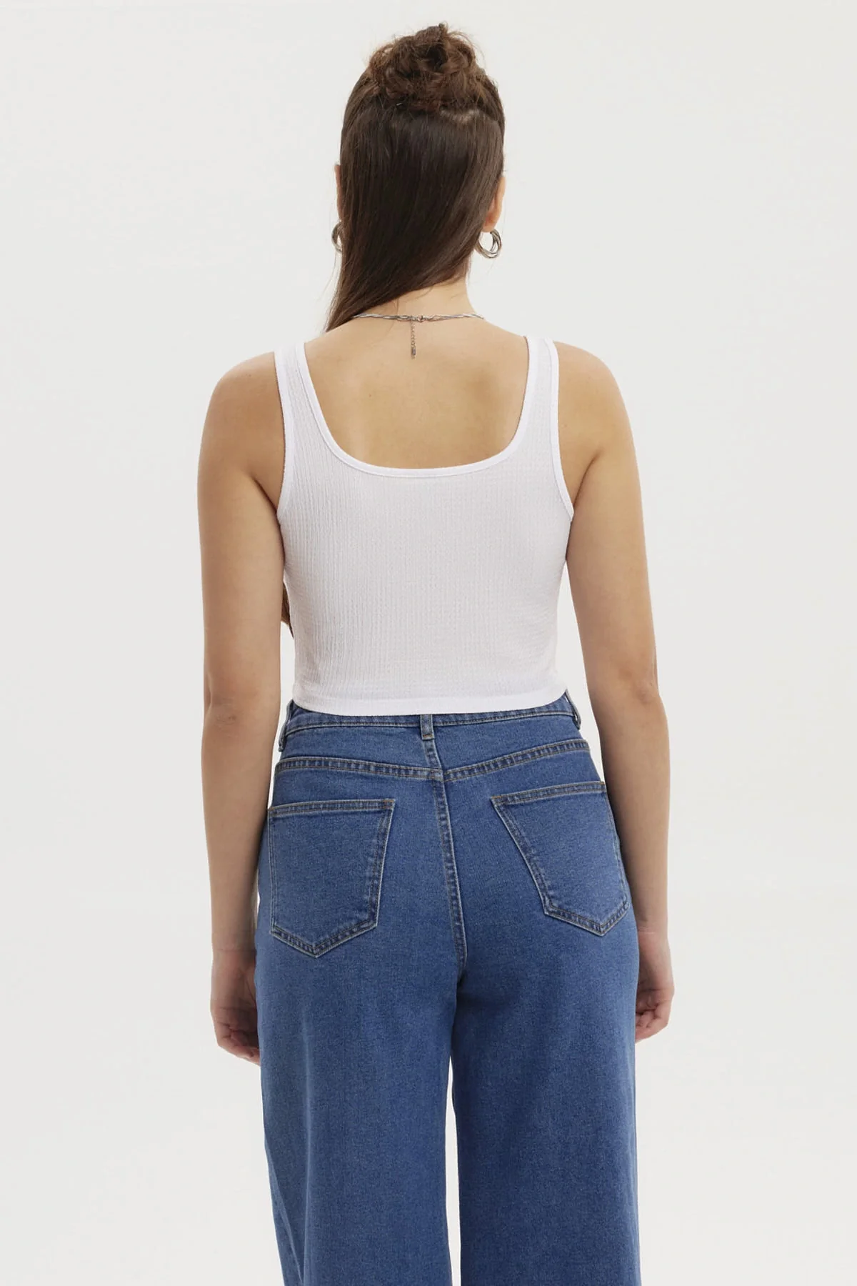 Polera Mujer Argolla Blanco - Image 3