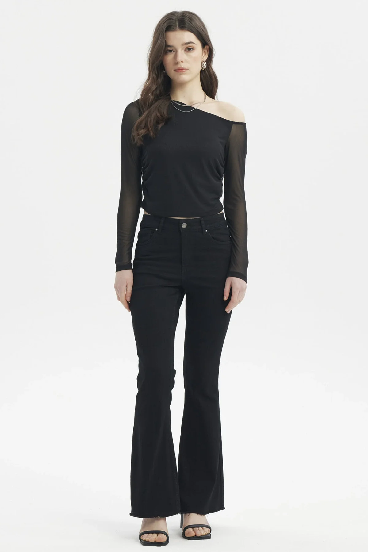 Polera Mujer Asimétrica Negro - Image 4