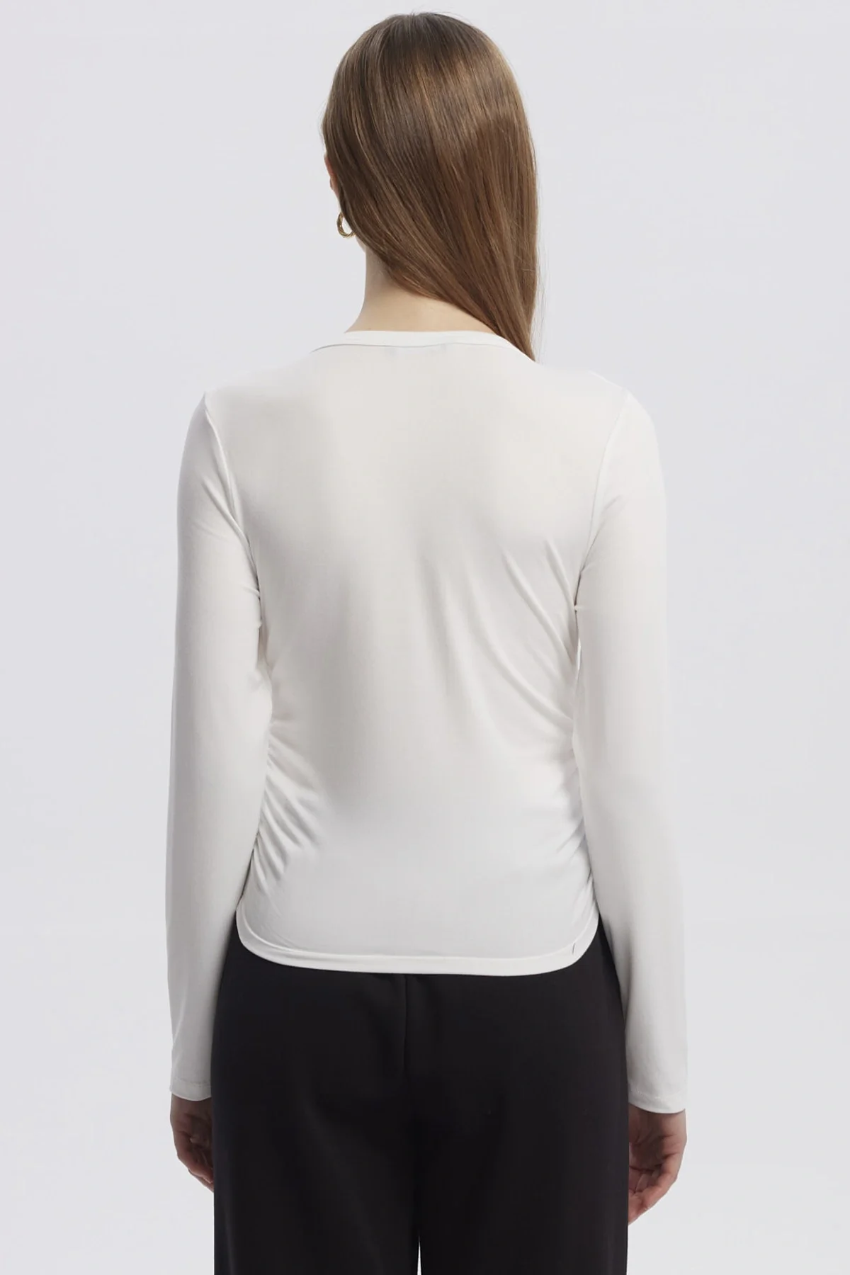 Polera Mujer Basic Crudo - Image 3