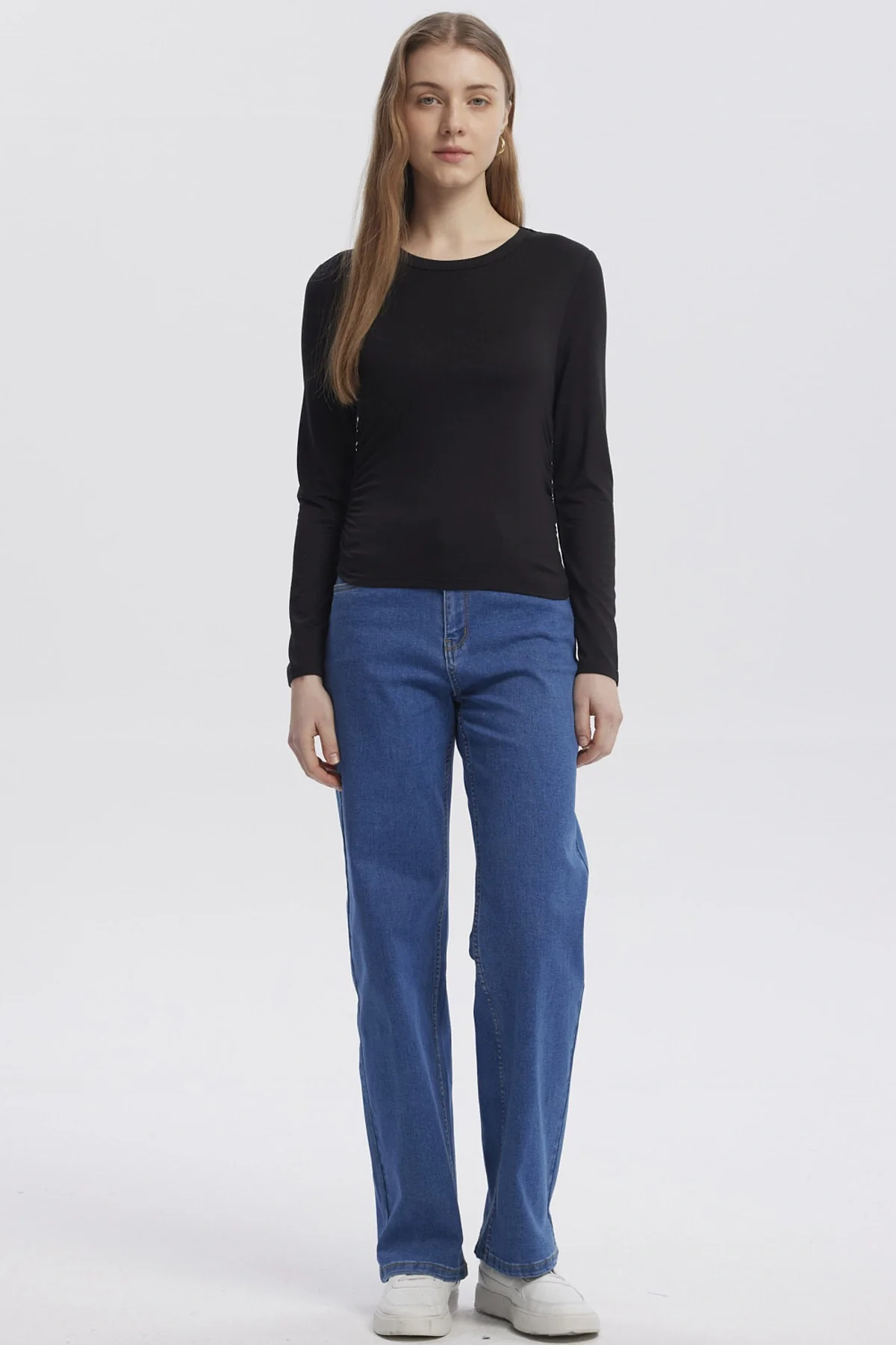 Polera Mujer Basic Negro - Image 4