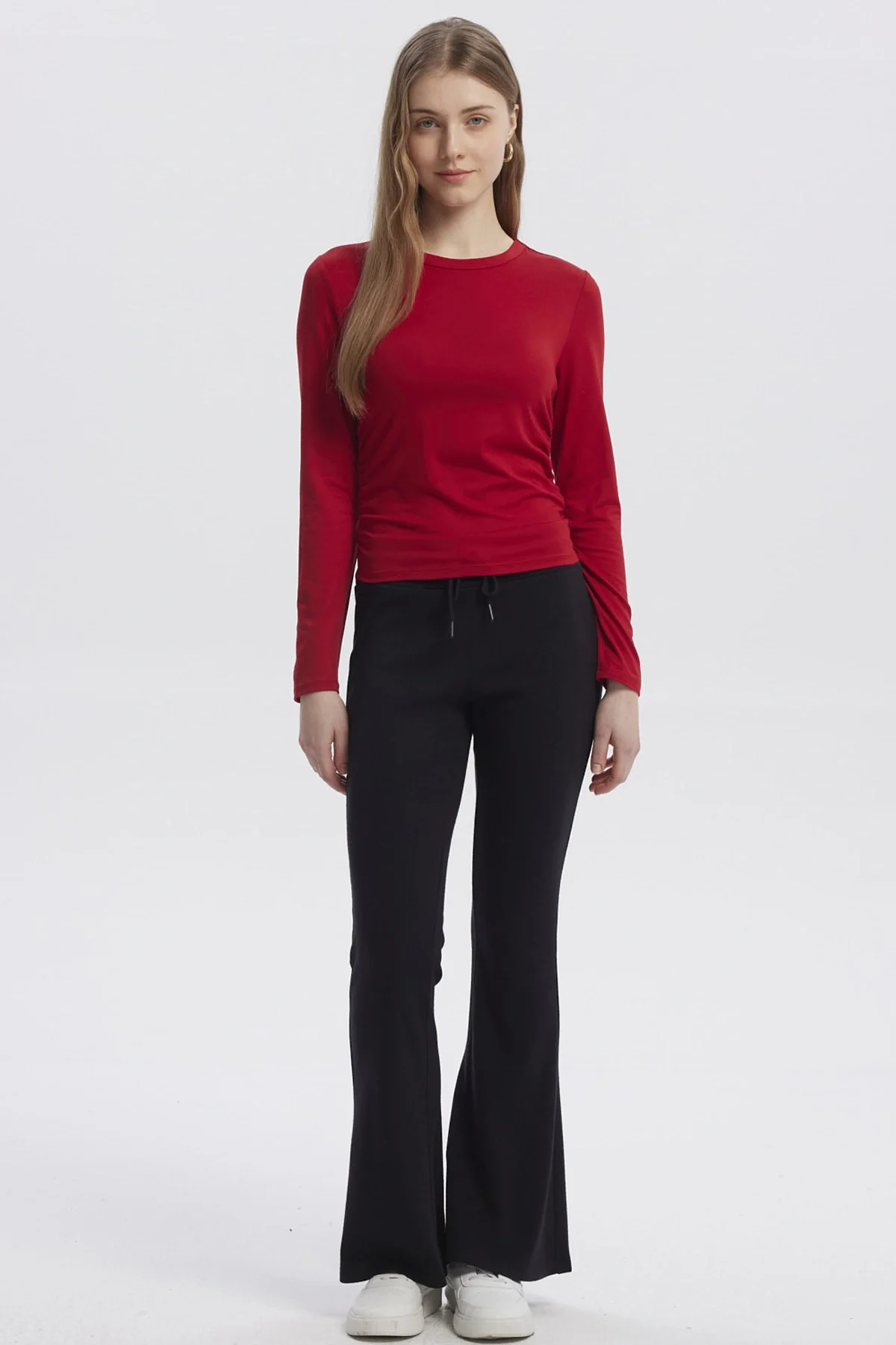Polera Mujer Basic Rojo - Image 4