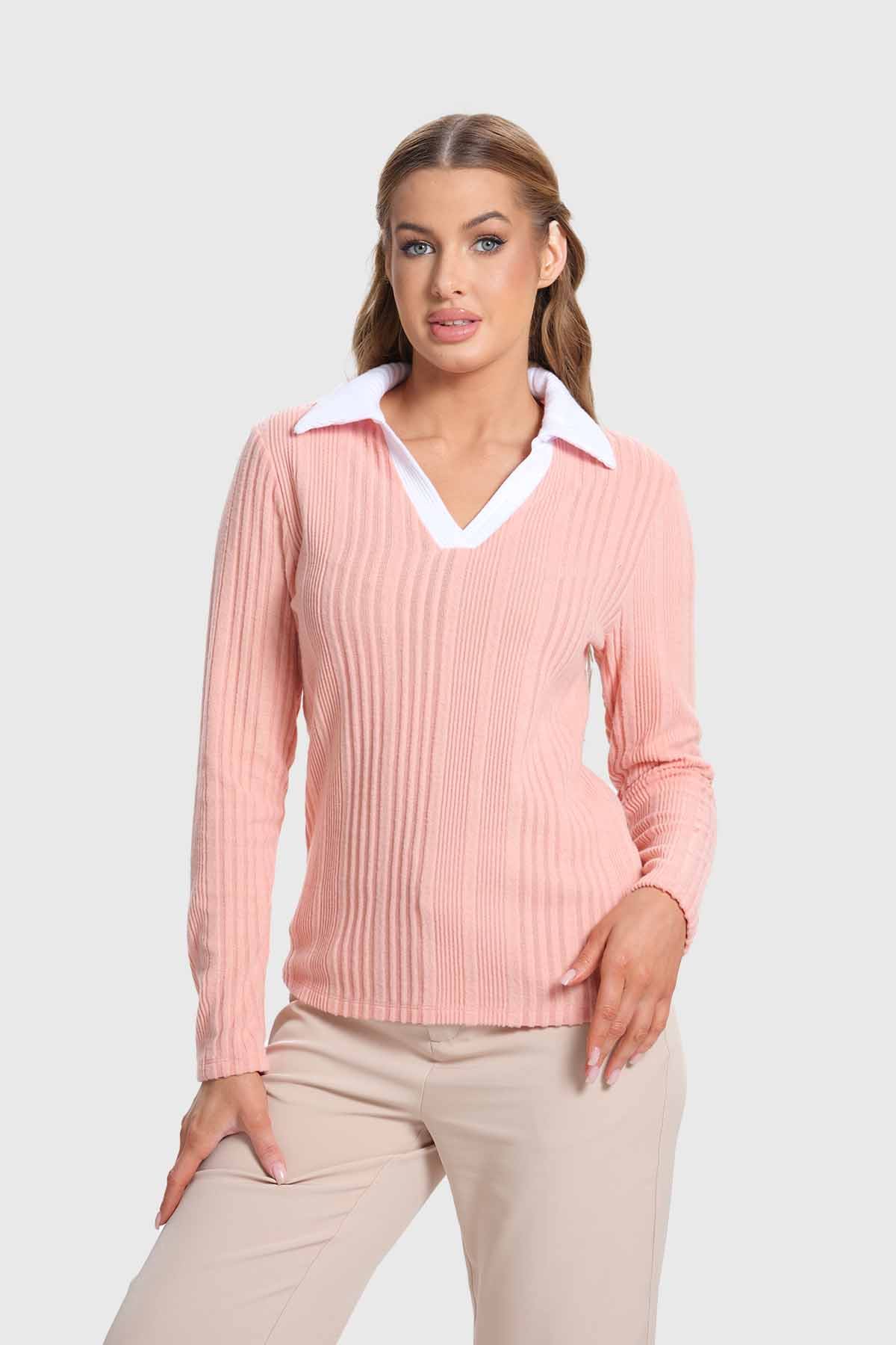 Polera Mujer Camman Rib Rosado - Image 2