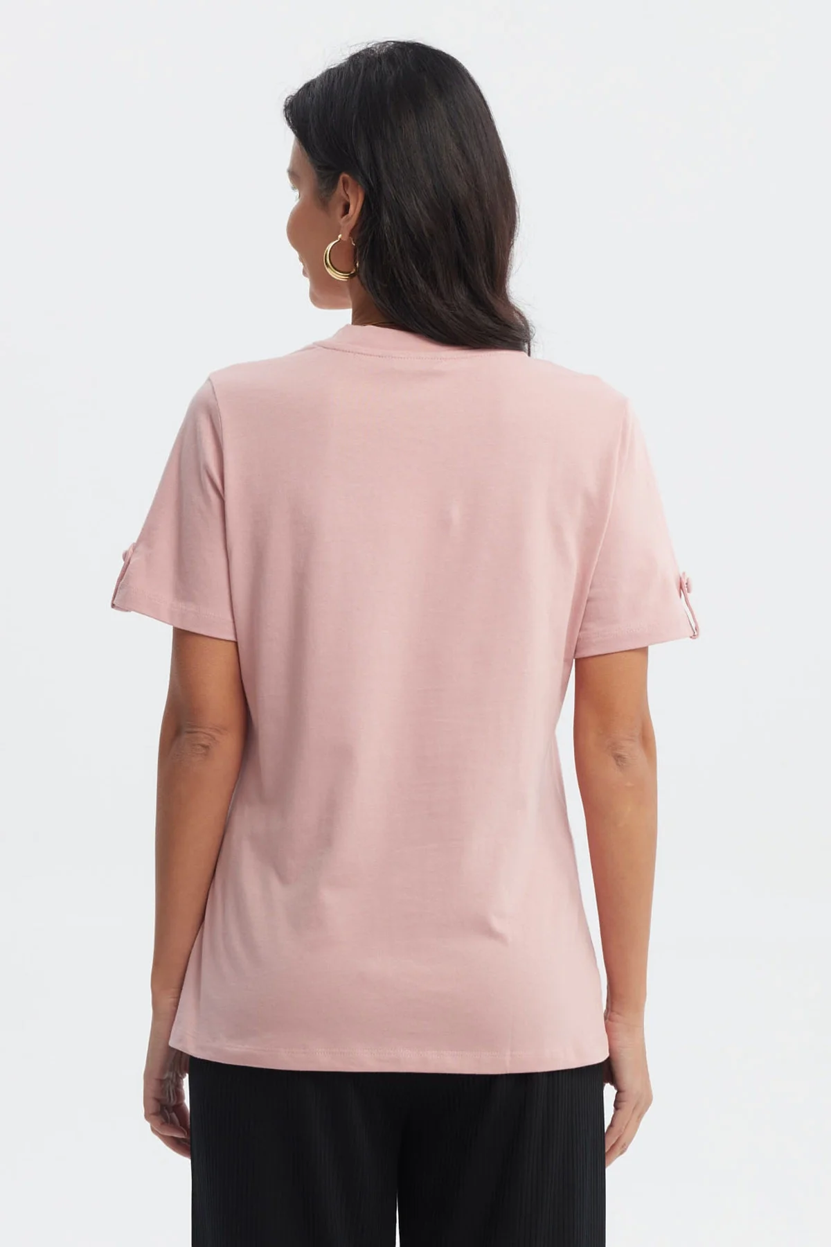 Polera Mujer Casual Palo Rosa - Image 3