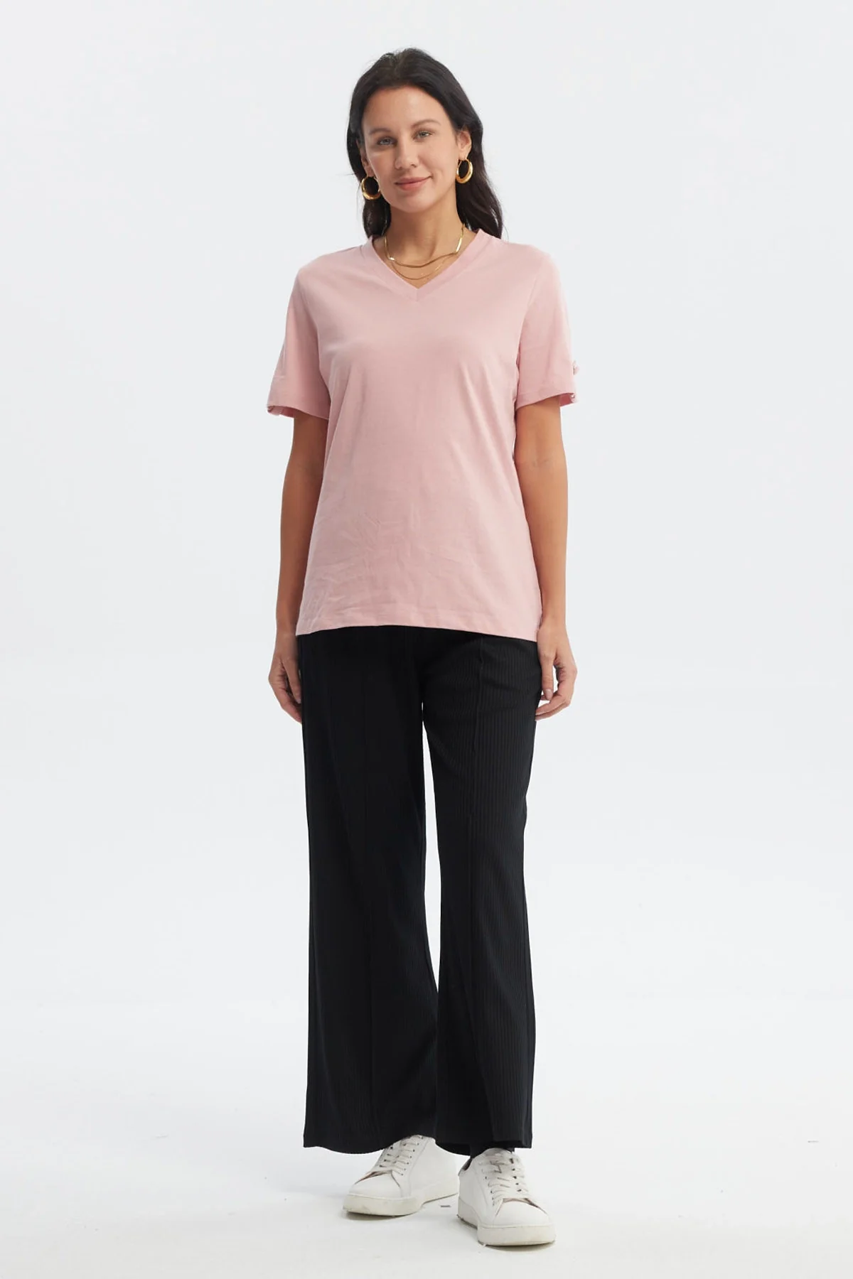 Polera Mujer Casual Palo Rosa - Image 4