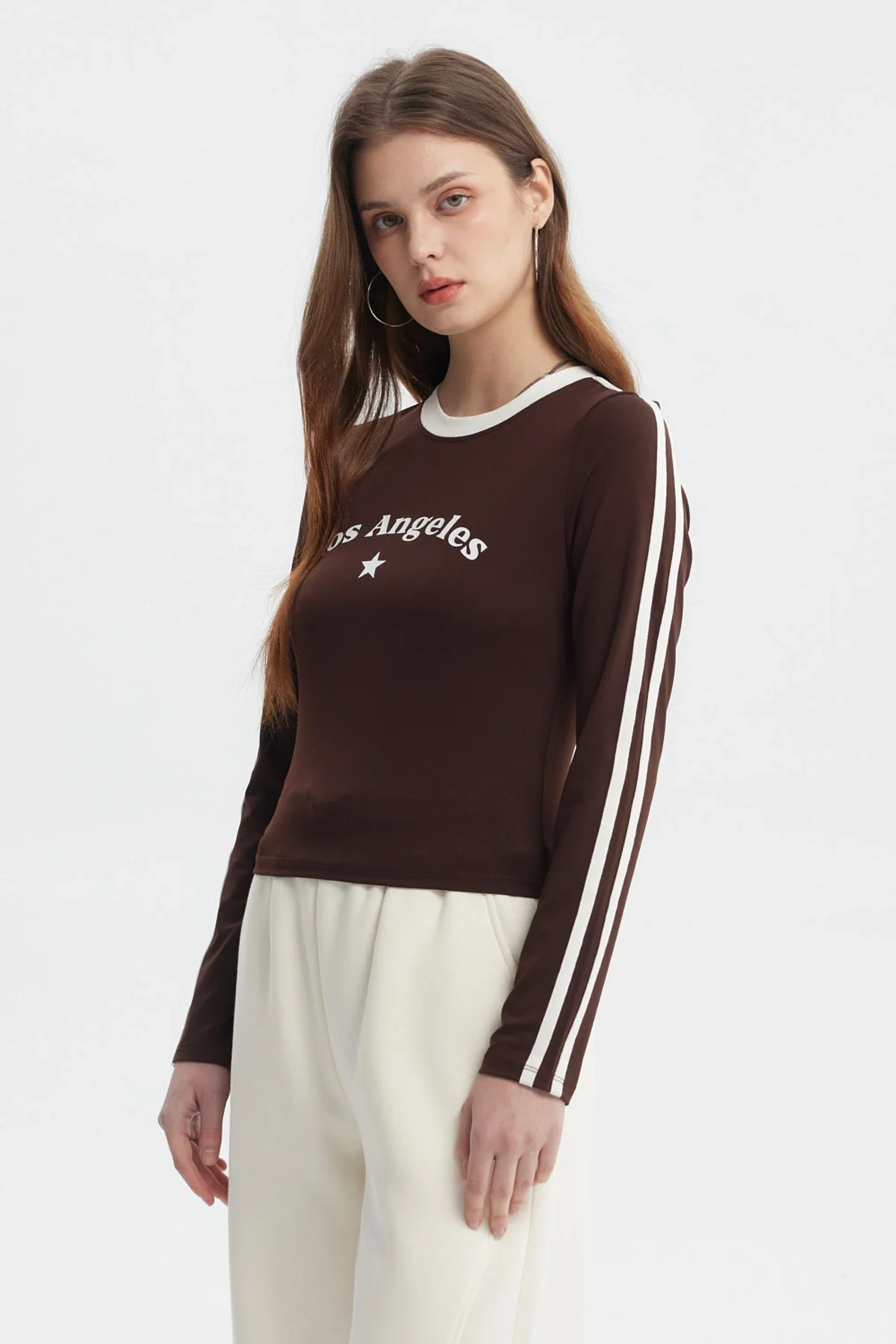 Polera Mujer Ciudad Café Oscuro - Image 2