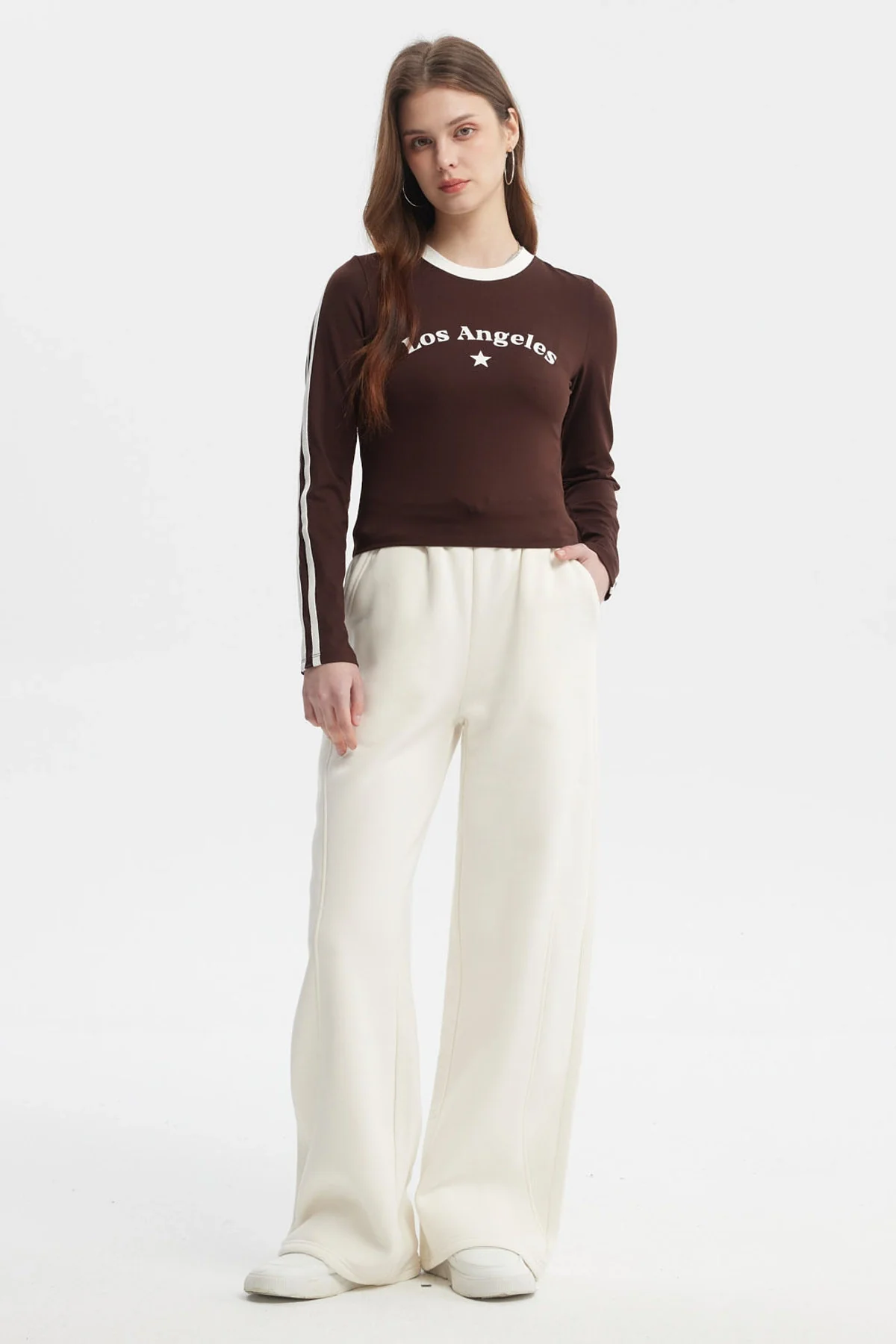 Polera Mujer Ciudad Café Oscuro - Image 4