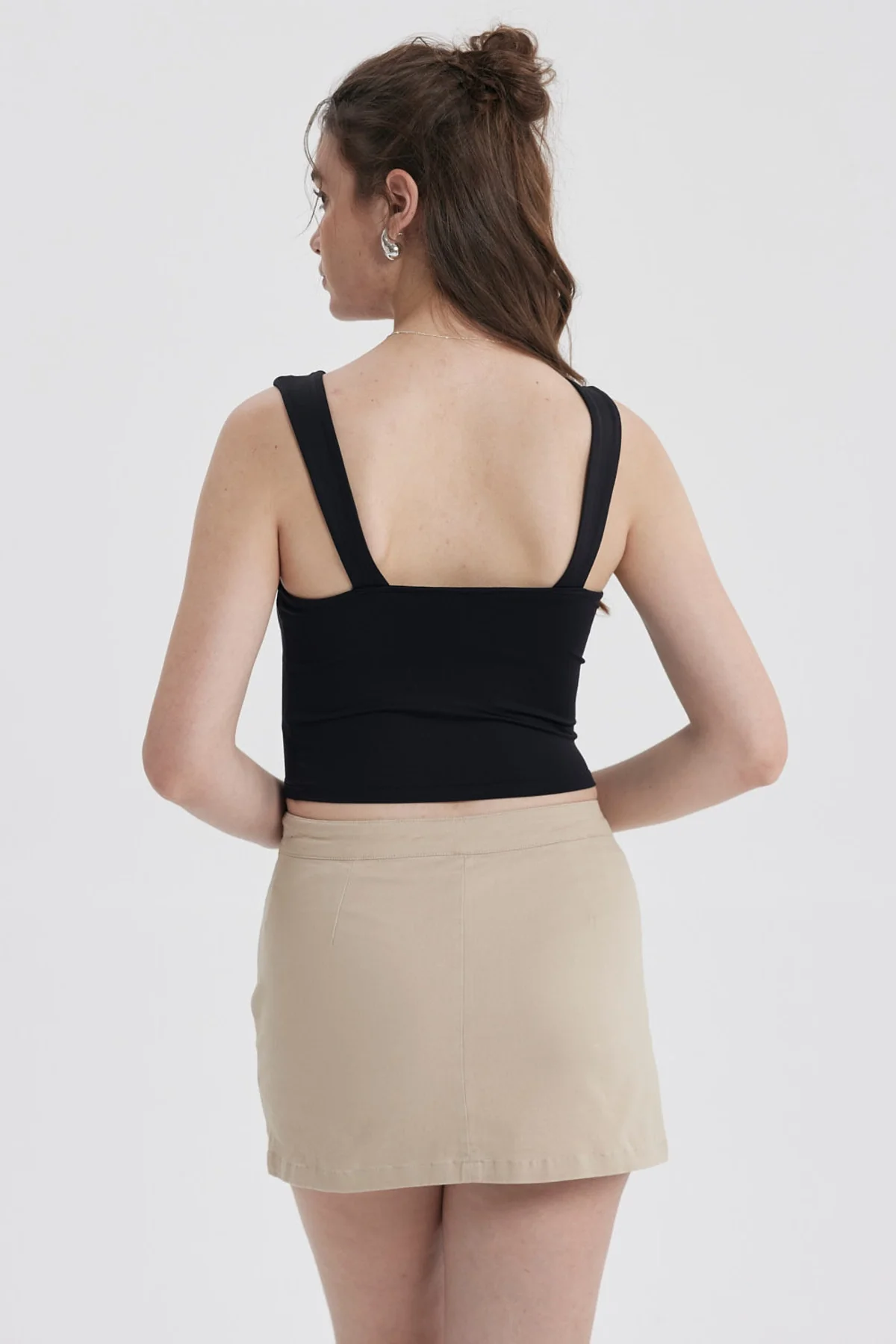 Polera Mujer Con Bote Abertura Negro - Image 3