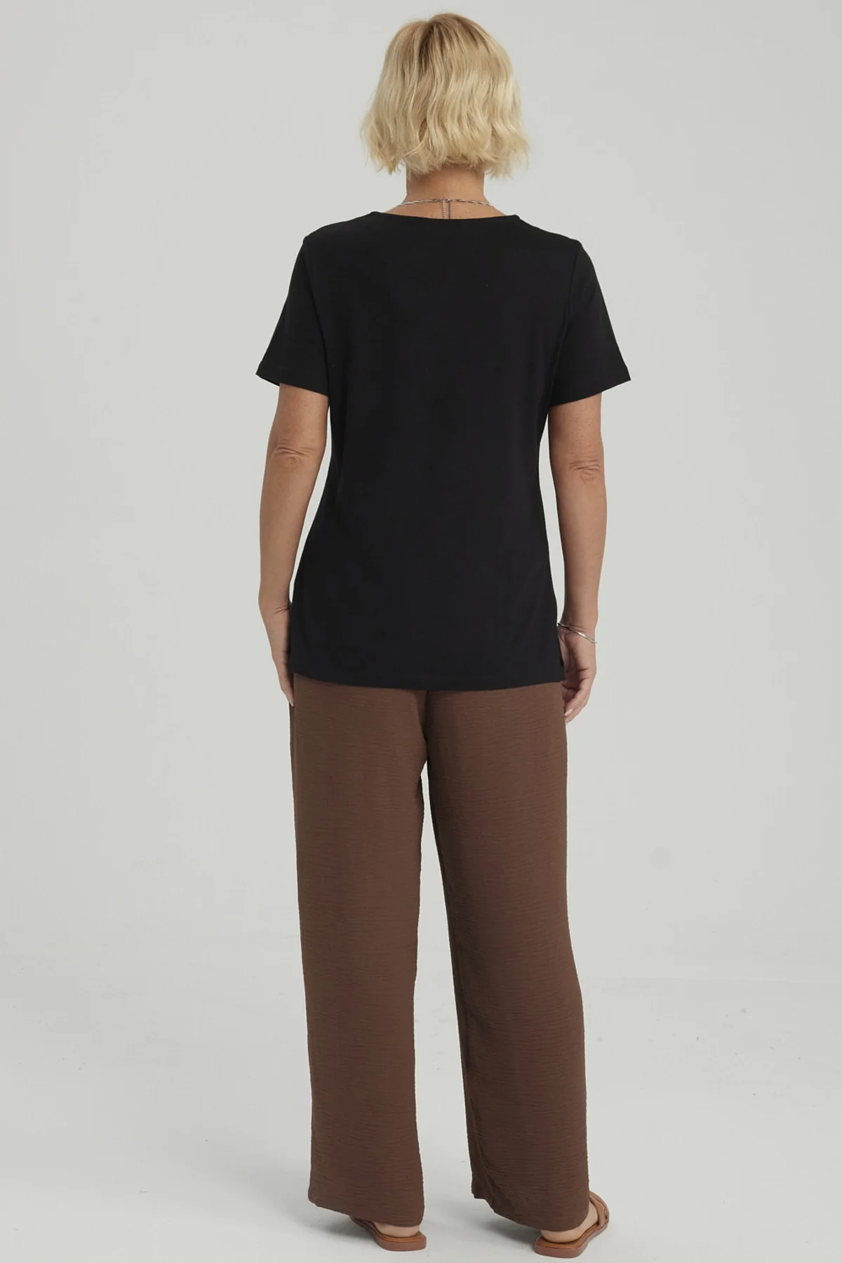 Polera Mujer Con Estampado Negro - Image 3