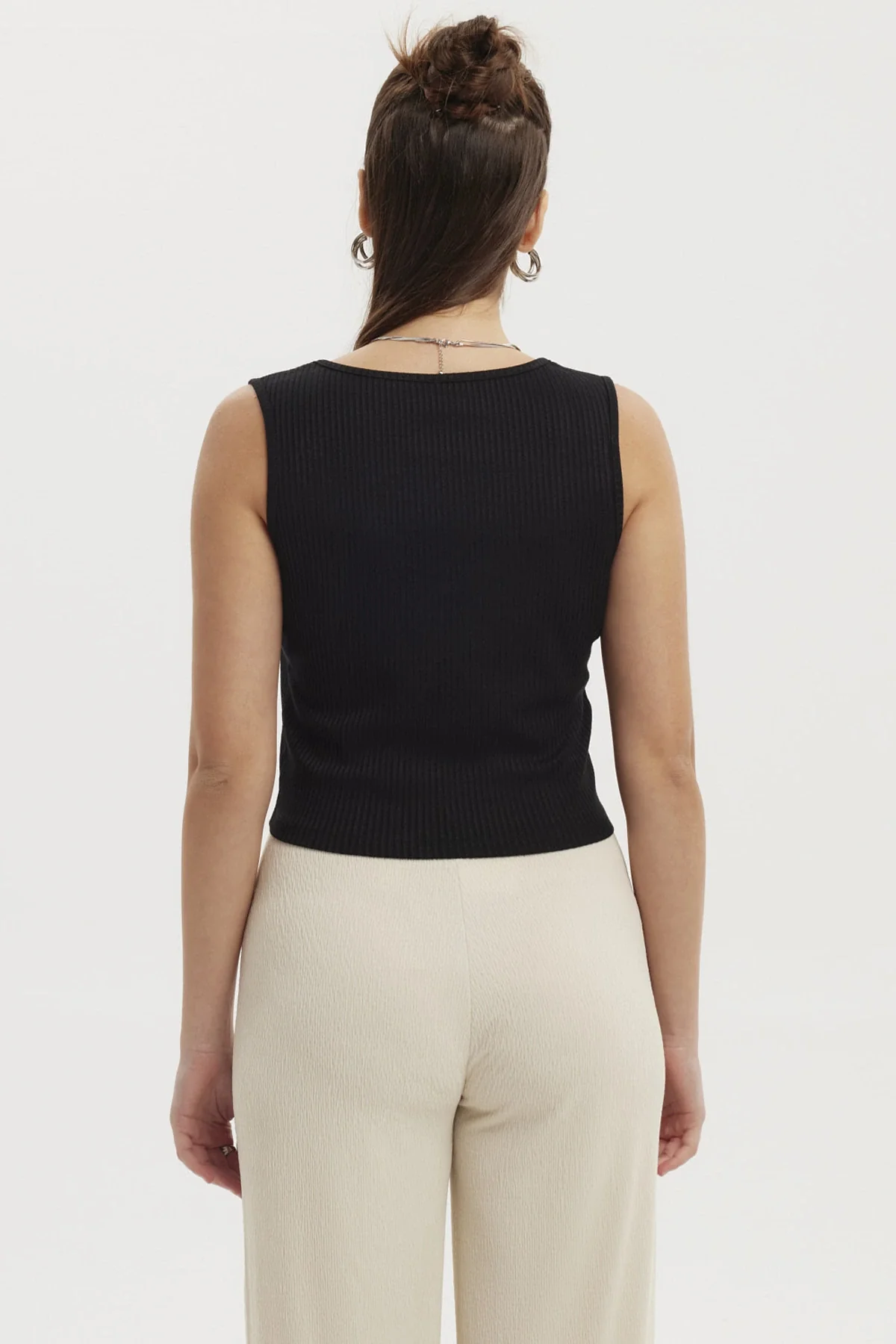 Polera Mujer Con Lazo Negro - Image 3