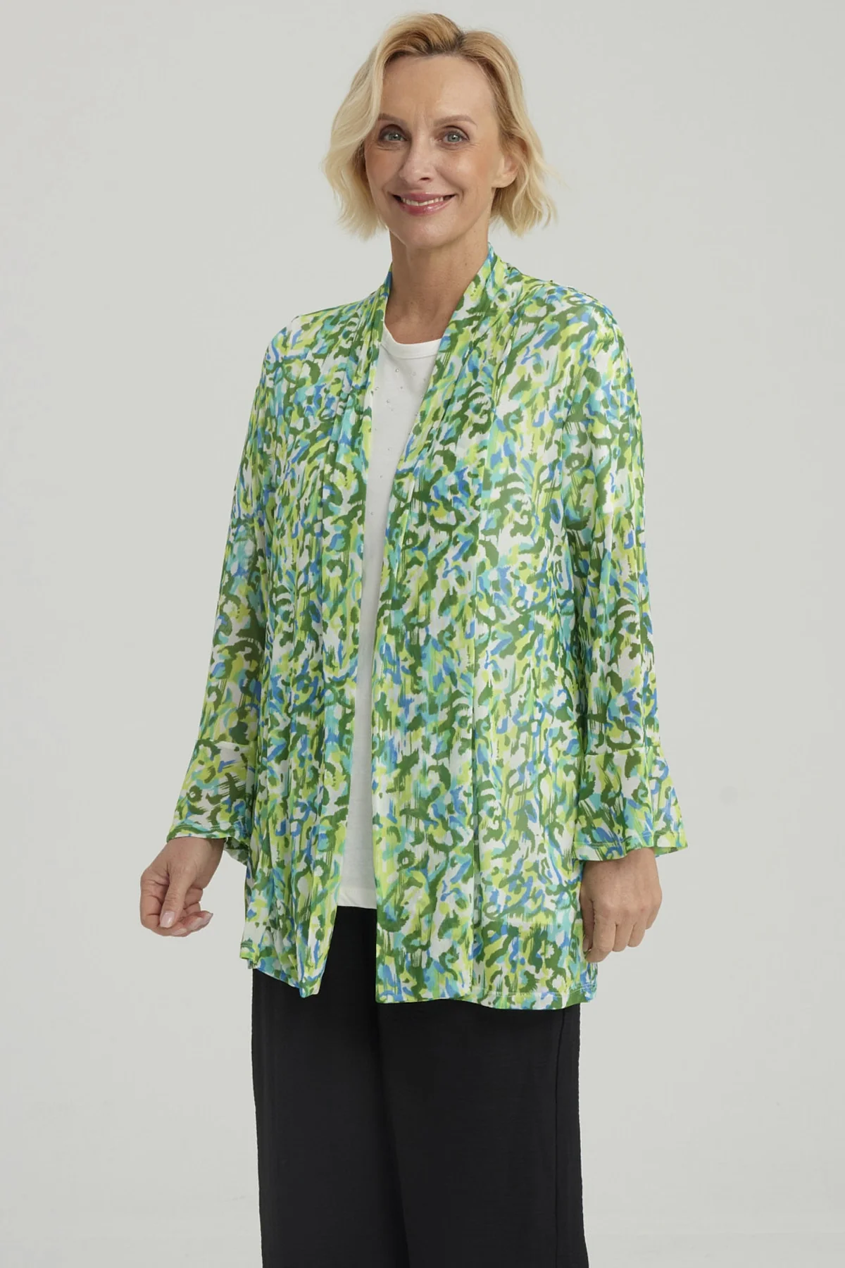 Polera Mujer Estilo Tapado Turquesa - Image 2