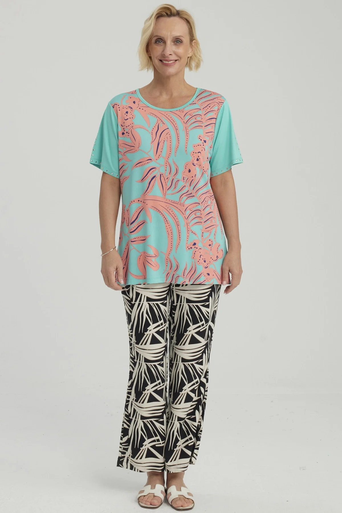 Polera Mujer Cruce Cuello Sandía - Image 4