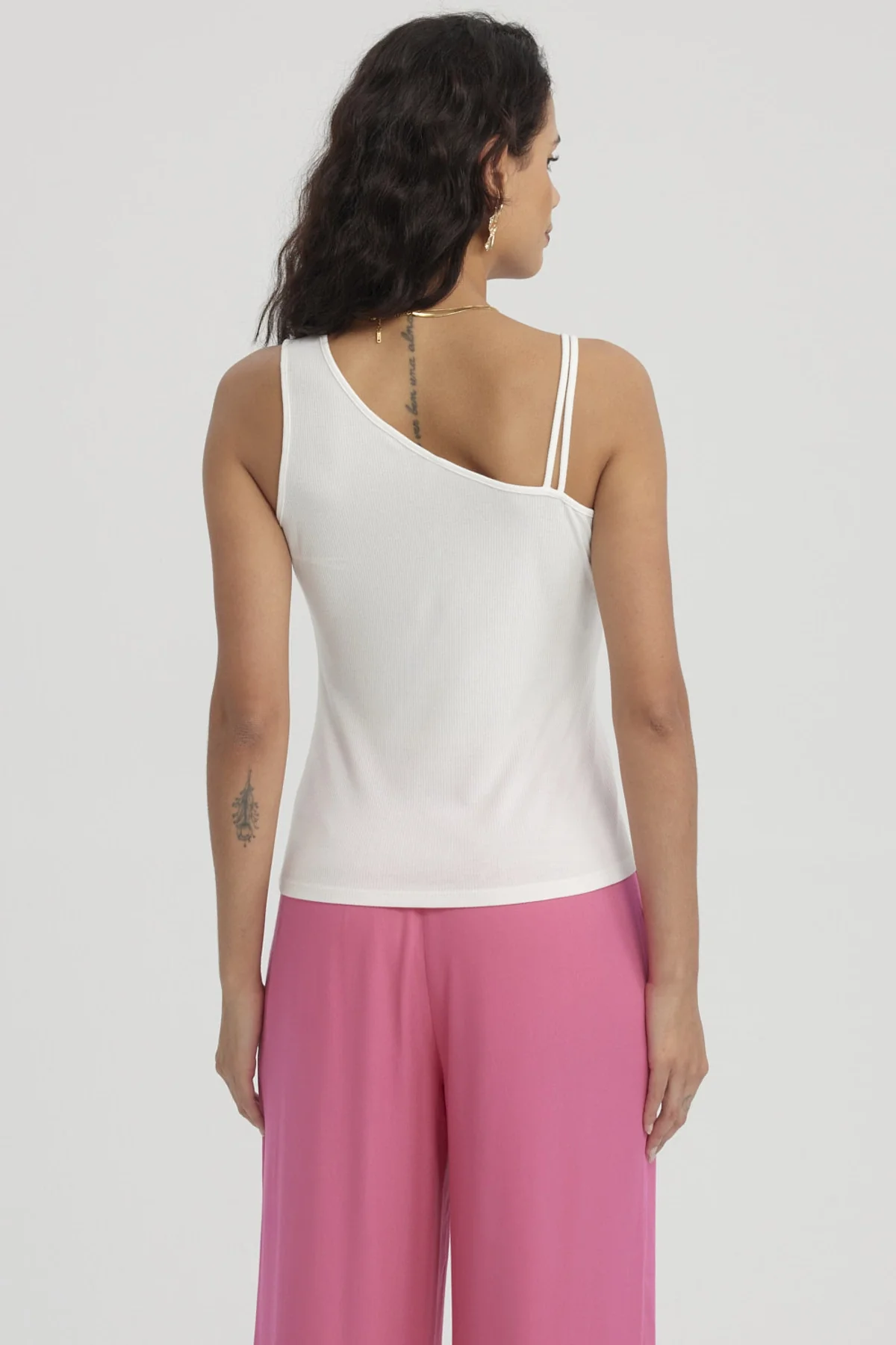 Polera Mujer Doble Pabilo Crudo - Image 3