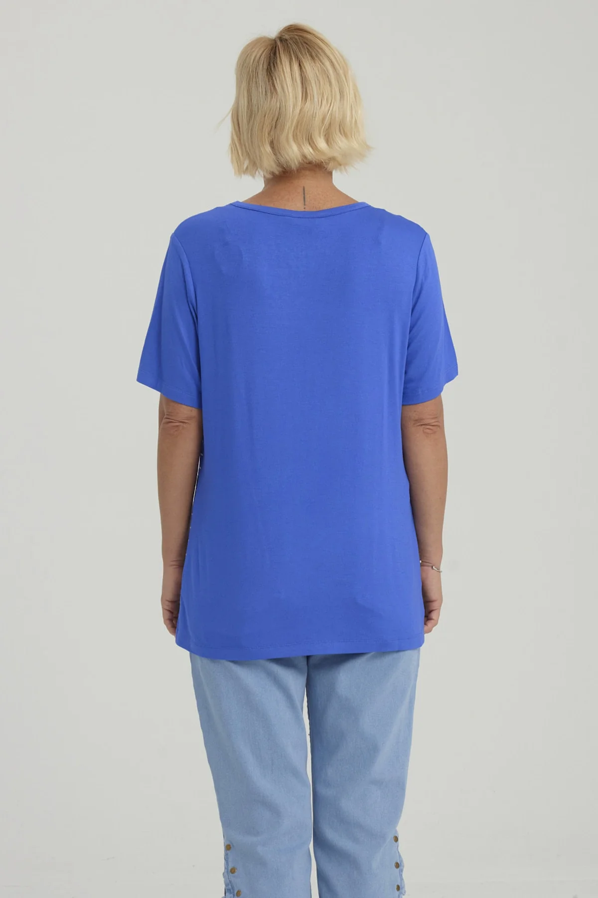 Polera Mujer Estampada Azulino - Image 3