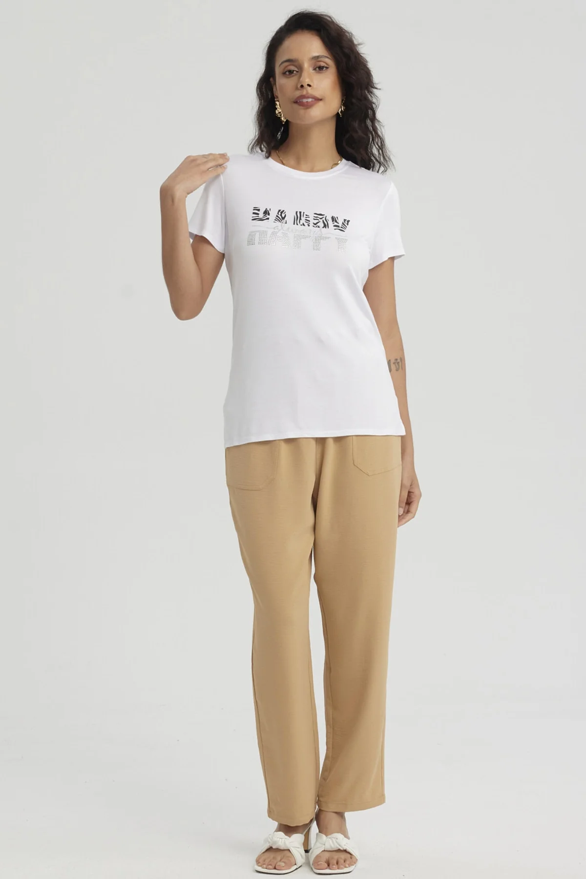 Polera Mujer Estampado Blanco - Image 4