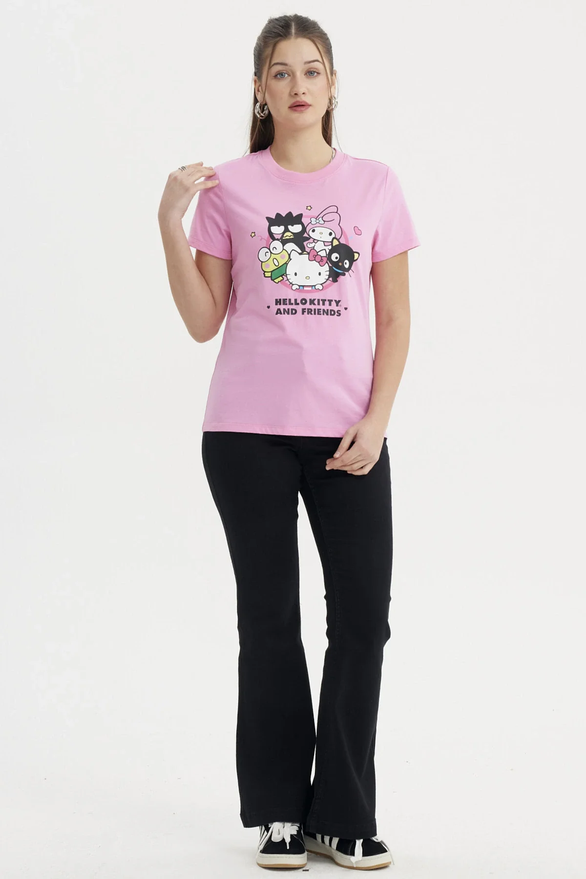 Polera Mujer Hello Kitty Rosado - Image 4