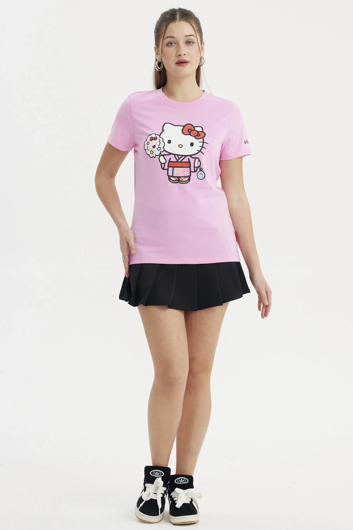 Polera Mujer Hello Kitty Rosado - Image 4
