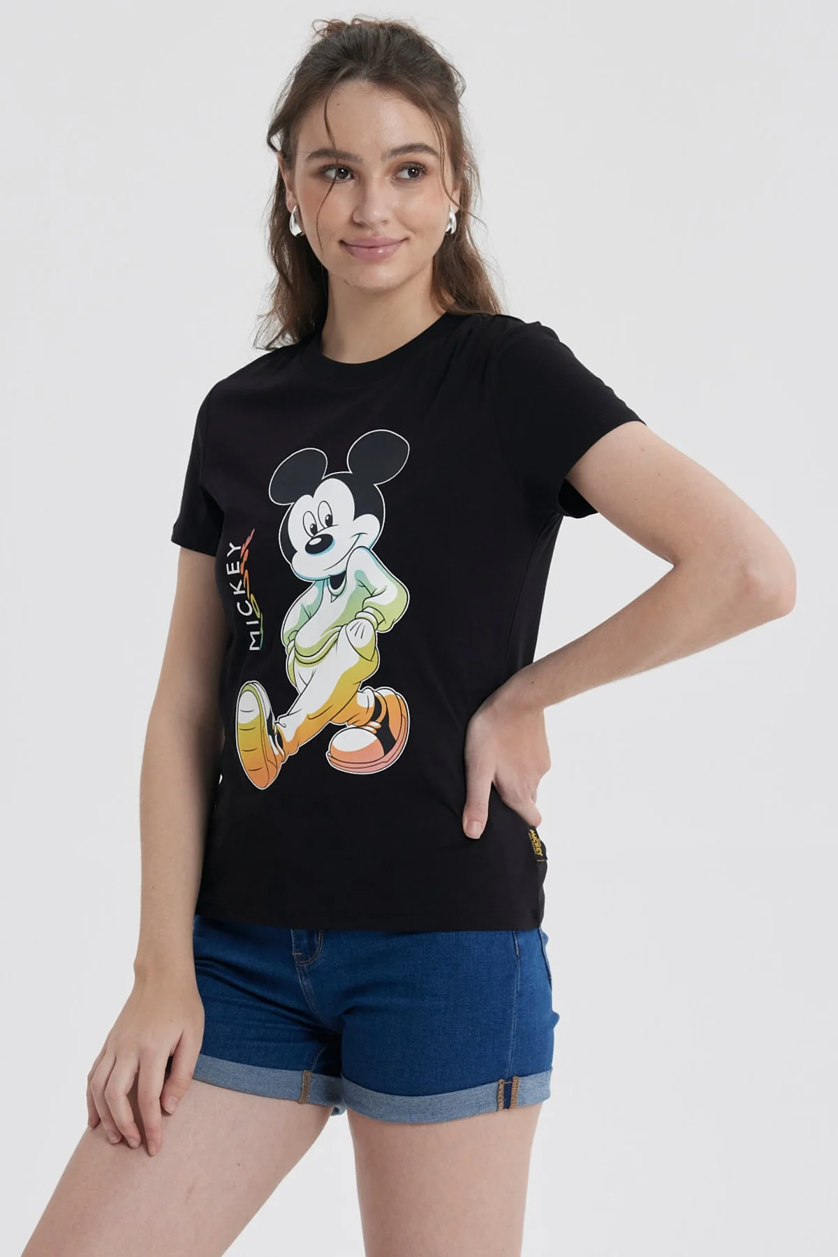 Polera Mujer Mickey Negro - Image 2