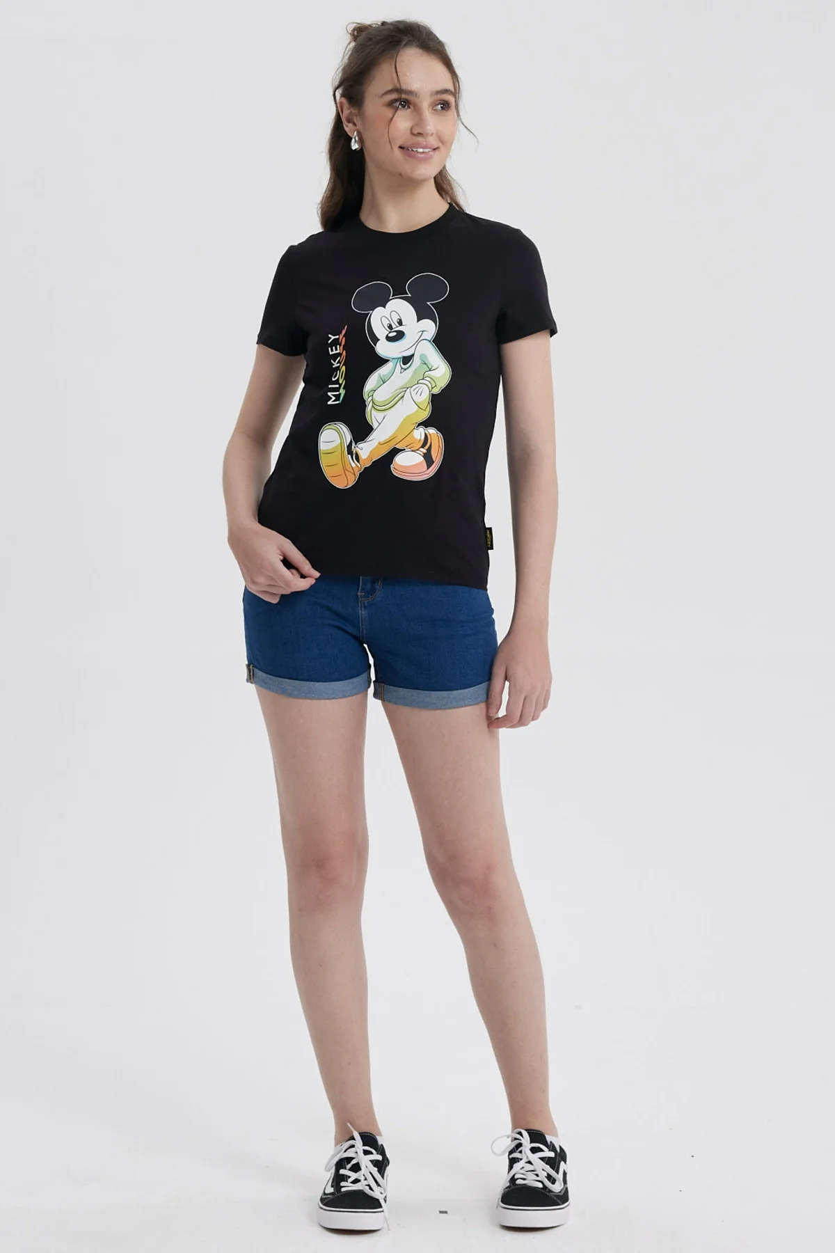 Polera Mujer Mickey Negro - Image 4