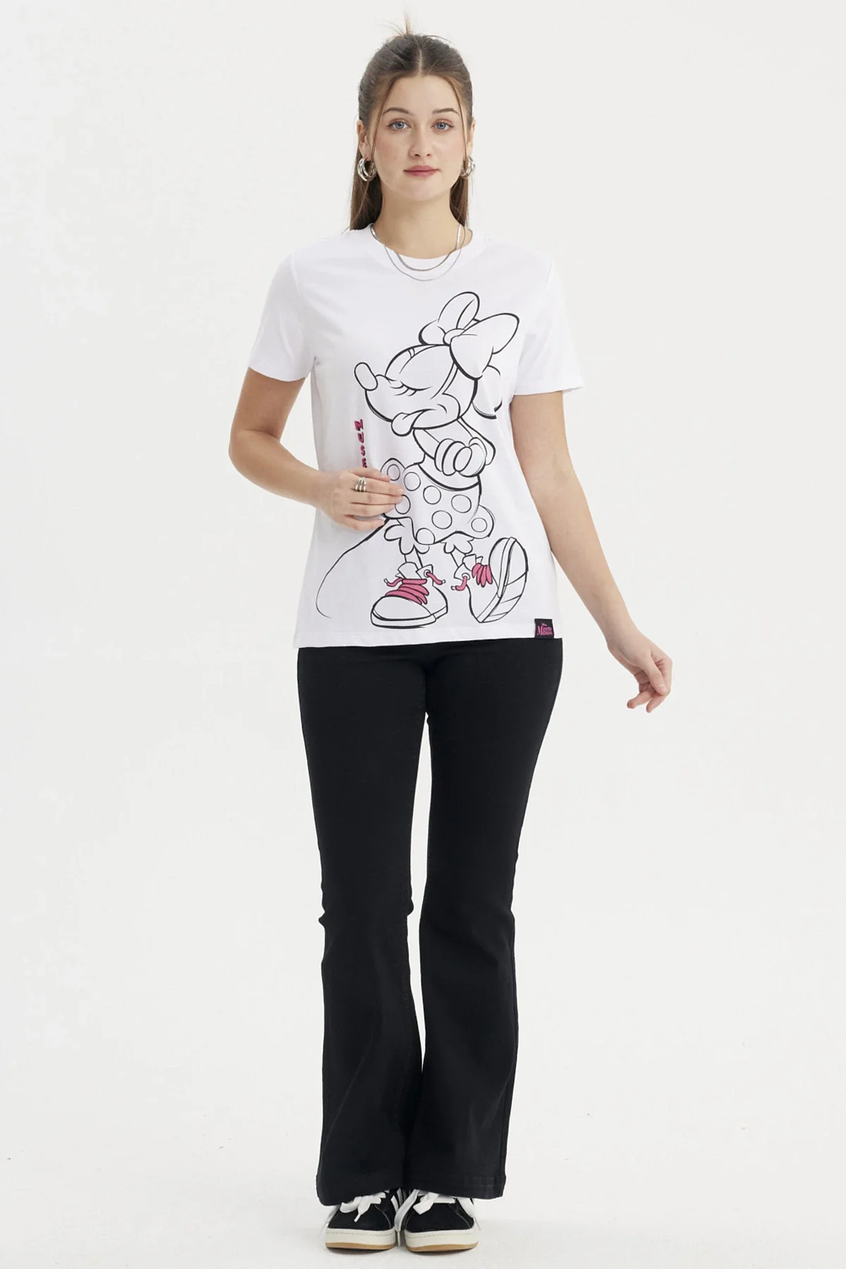 Polera Mujer Minnie Blanco - Image 4