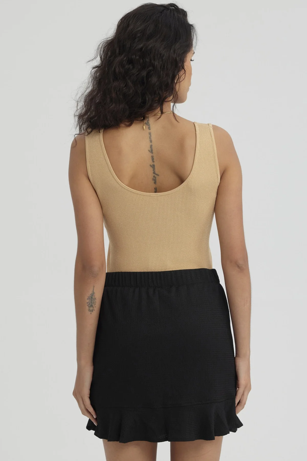 Polera Mujer Pabilo Seamless Camel - Image 3