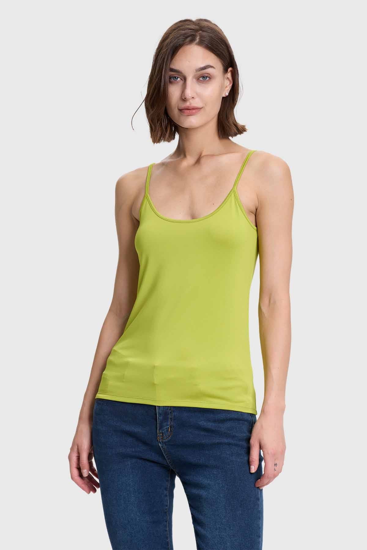 Polera Mujer Peto Pabilo Verde - Image 2