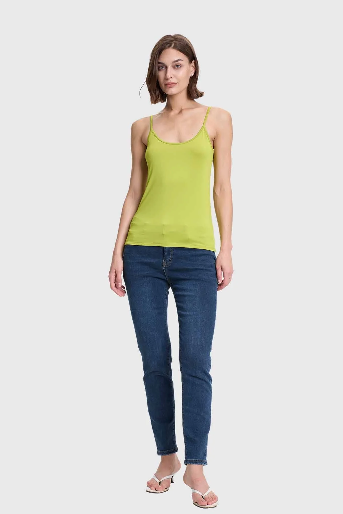 Polera Mujer Peto Pabilo Verde - Image 4