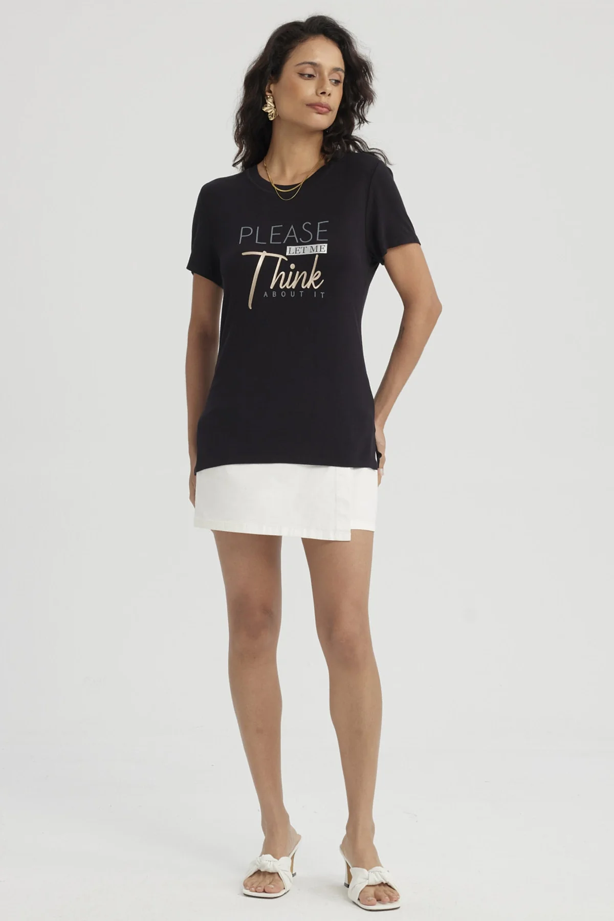 Polera Mujer Print Dorado - Image 4