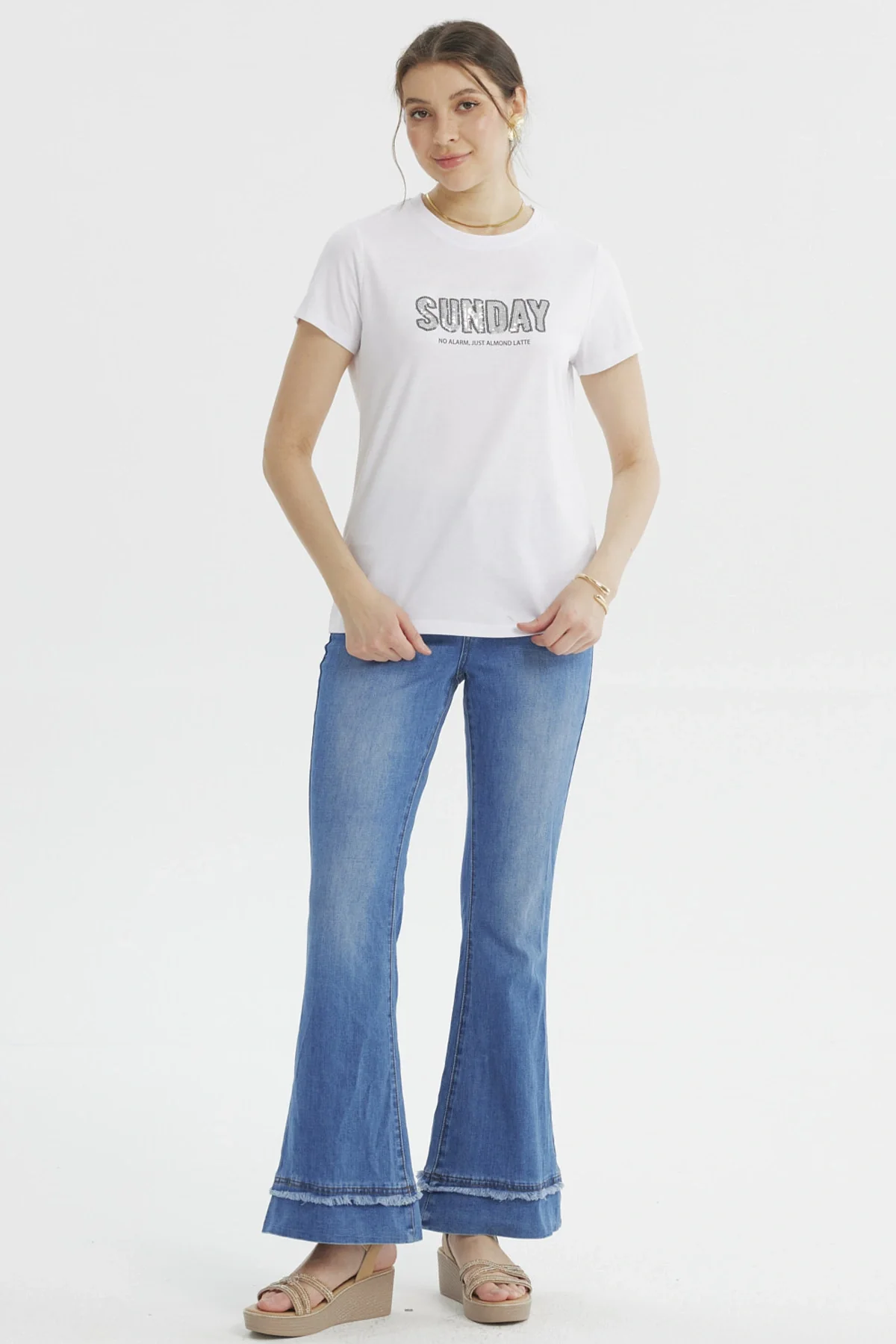 Polera Mujer Print Posiiconal Blanco - Image 4