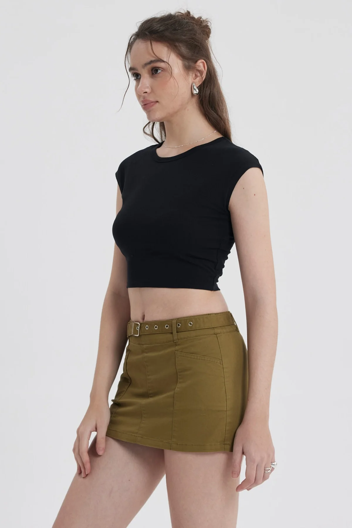 Polera Mujer Rayas Negro - Image 2