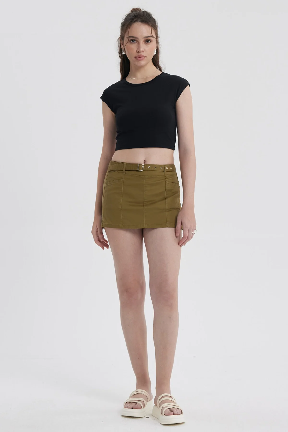 Polera Mujer Rayas Negro - Image 4