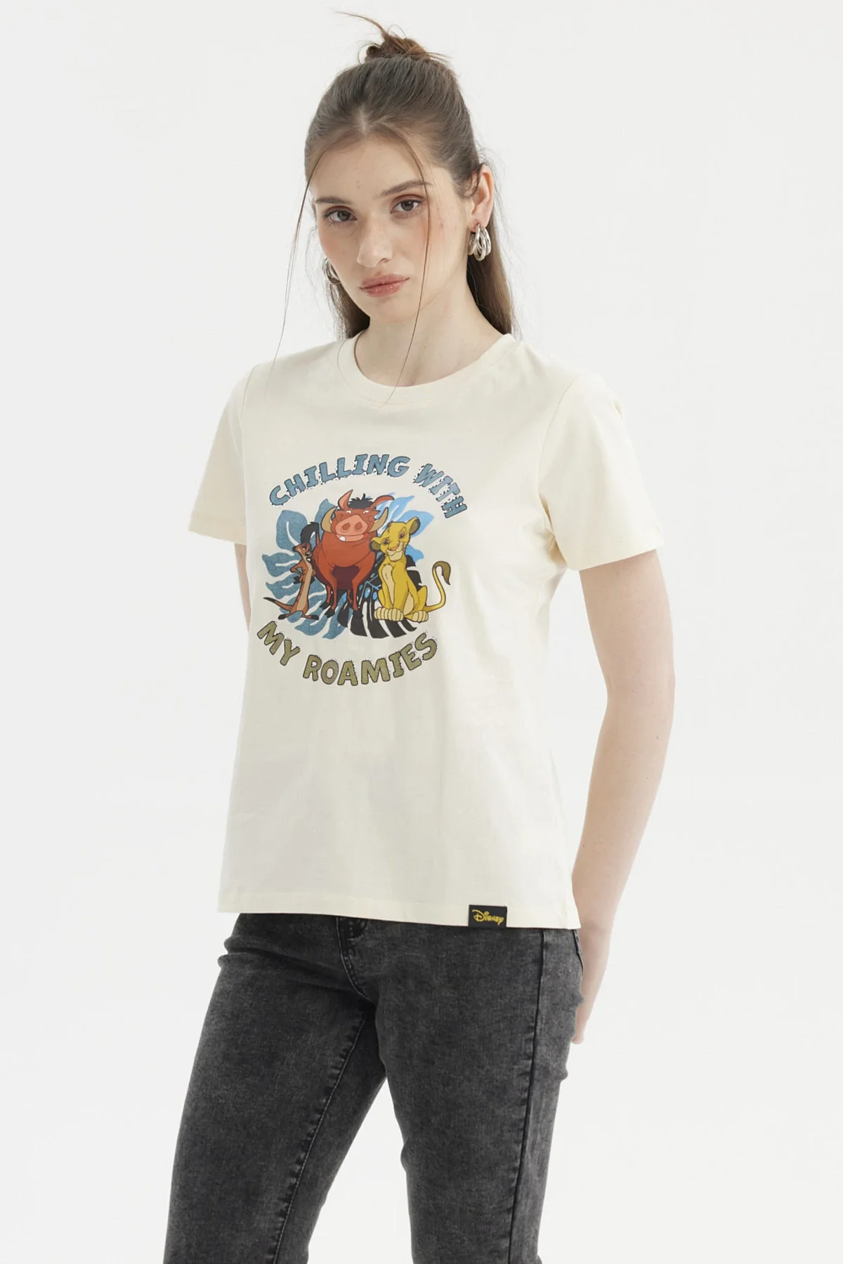 Polera Mujer Rey León Beige - Image 2