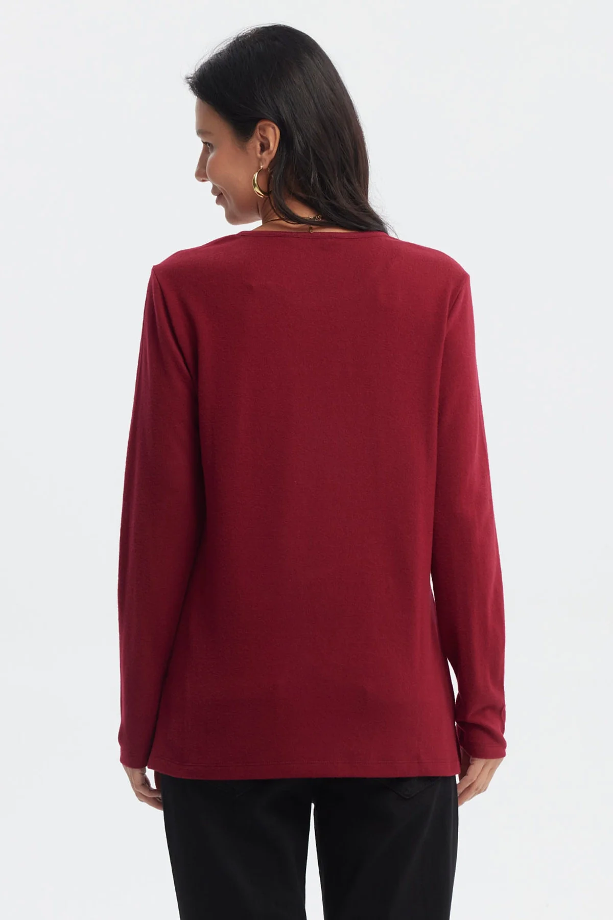 Polera Mujer Slim Rojo - Image 3