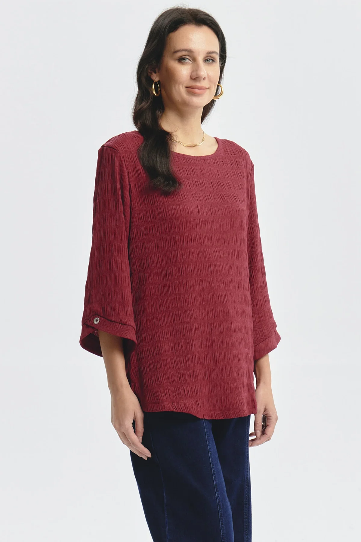 Polera Mujer Slim Rojo - Image 2