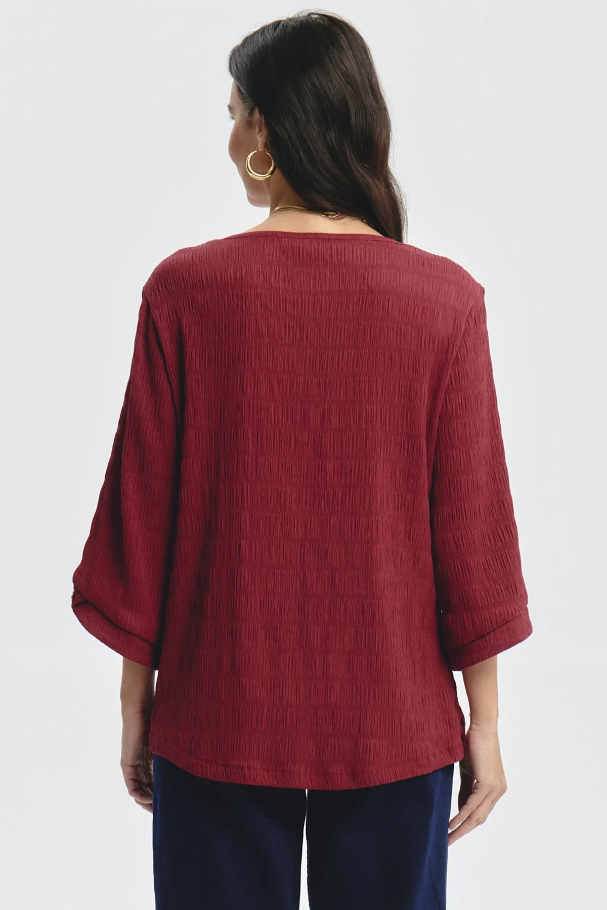Polera Mujer Slim Rojo - Image 3