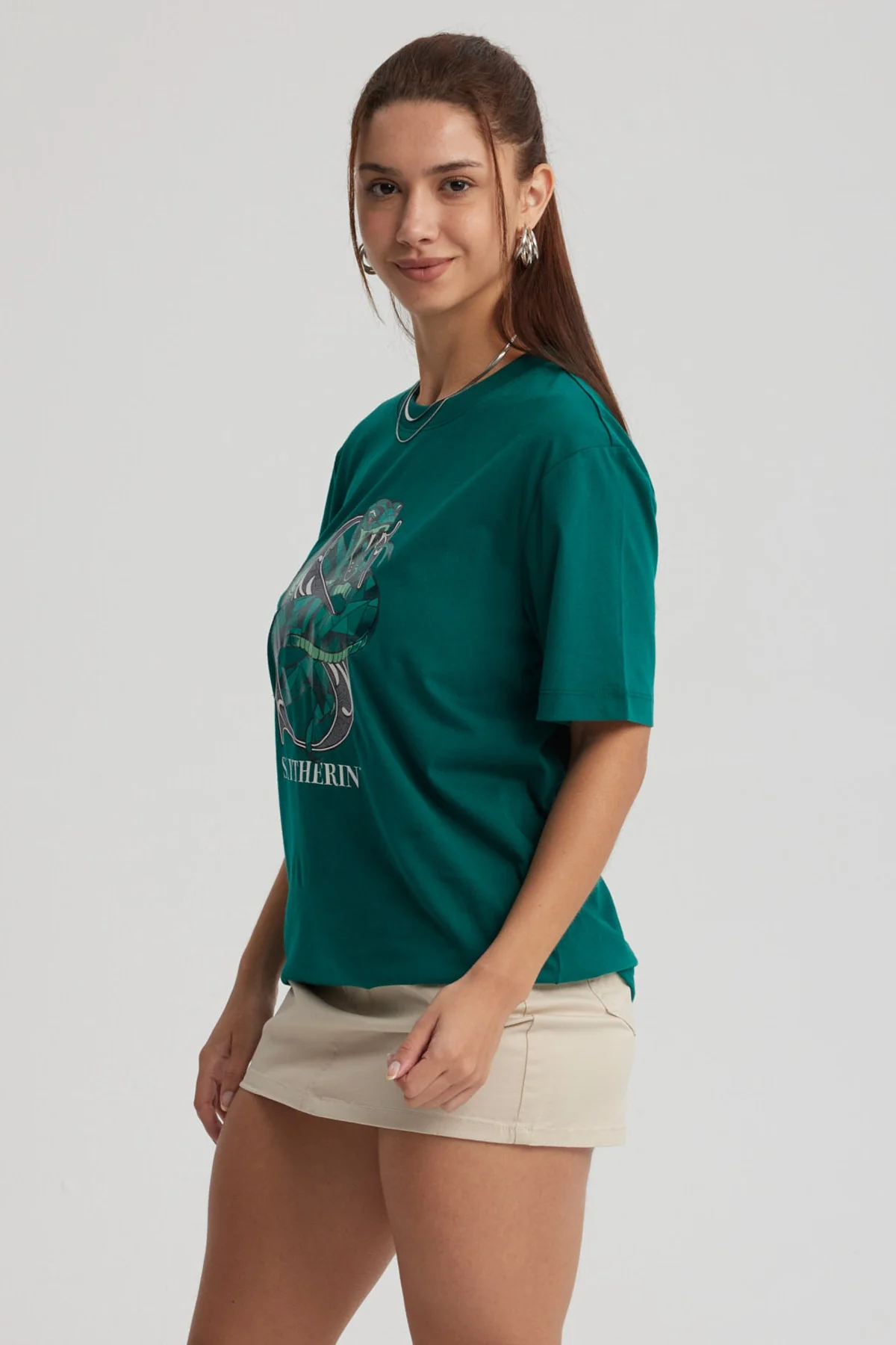 Polera Mujer Slytherin Verde - Image 2