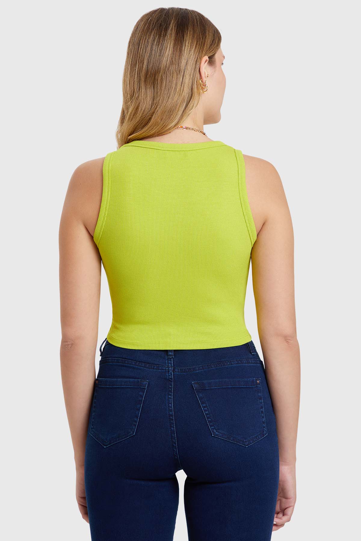 Polera Mujer Top Bordado Verde - Image 3