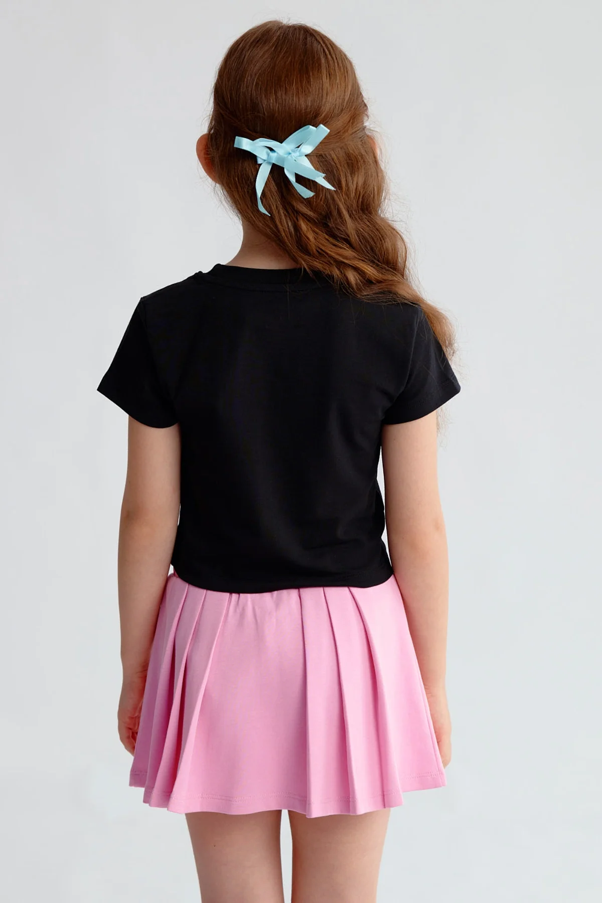 Polera Niña Aplicación Negro - Image 3