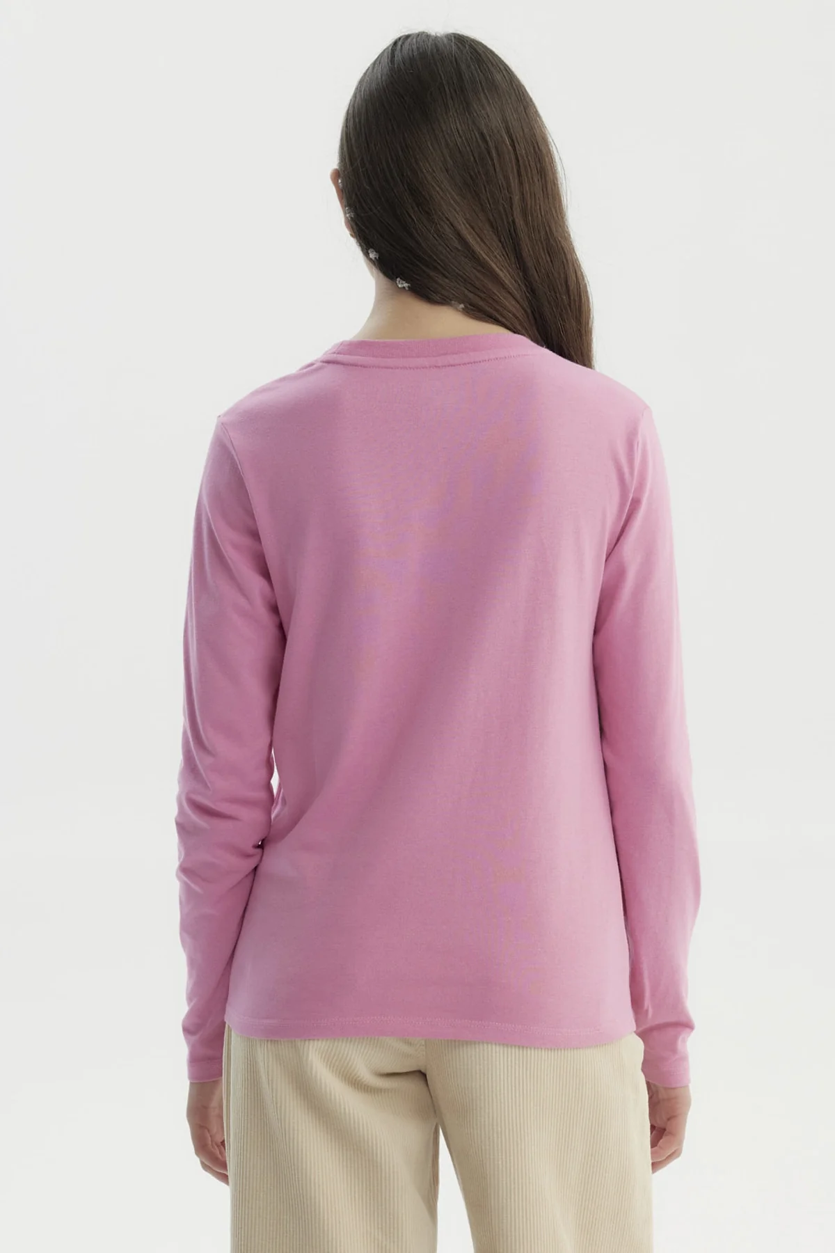 Polera Niña Básica Teen Rosado - Image 3