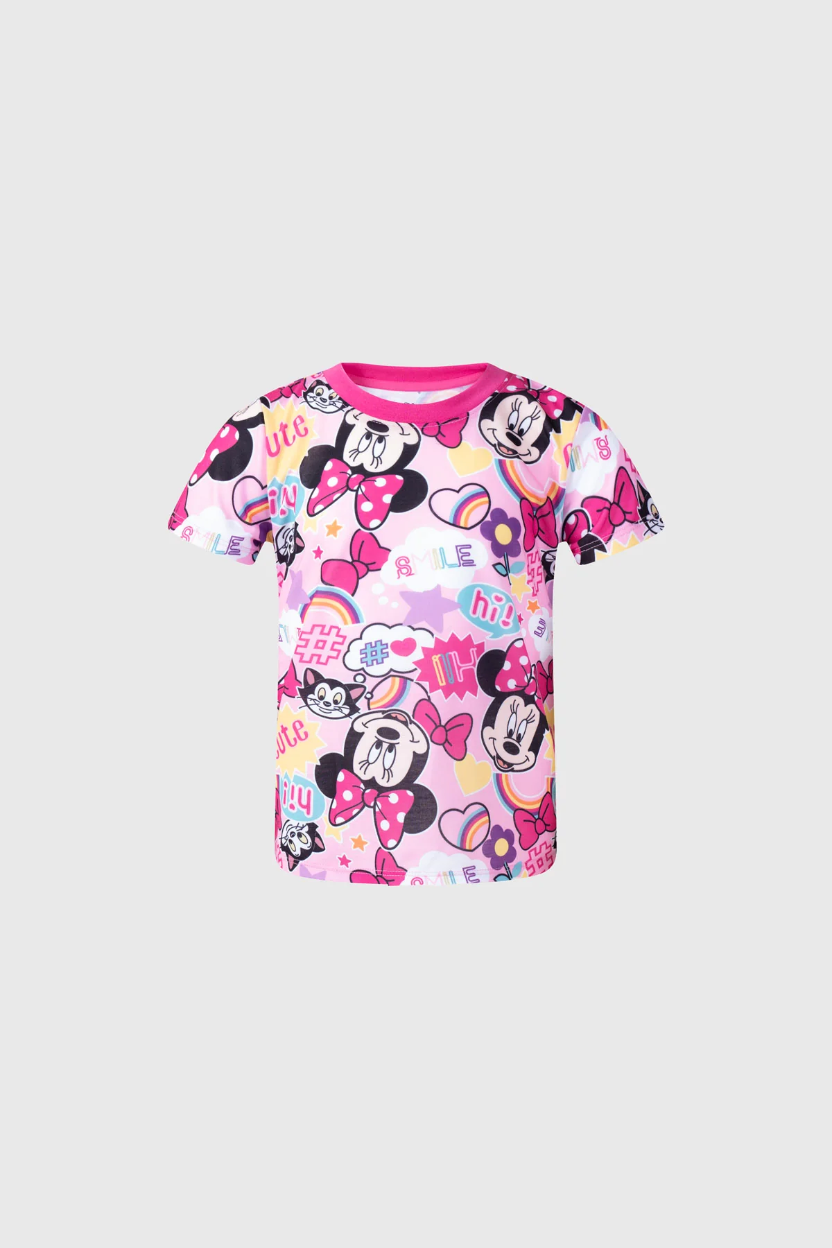 Polera Niña Bipack Minnie Fucsia - Image 4