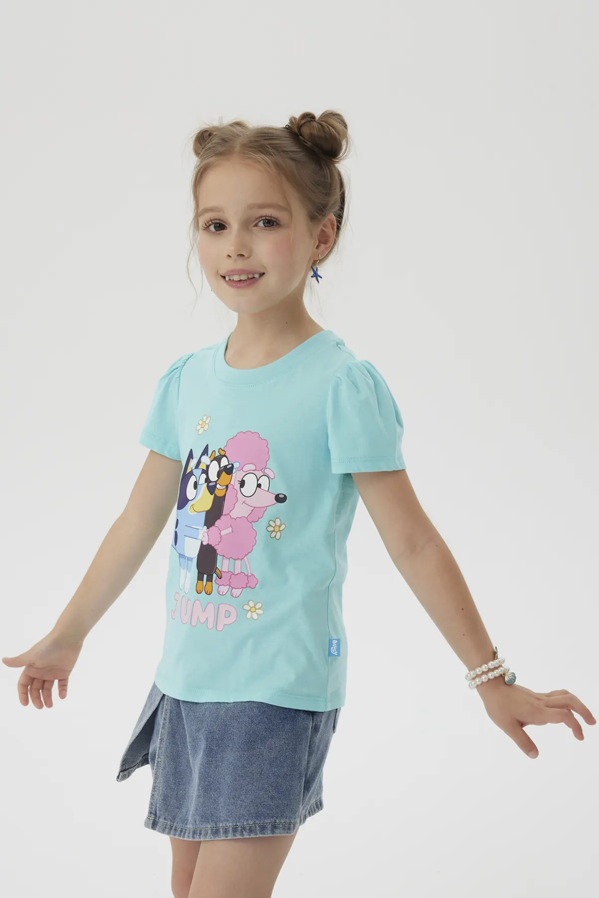 Polera Niña Bluey Turquesa - Image 2