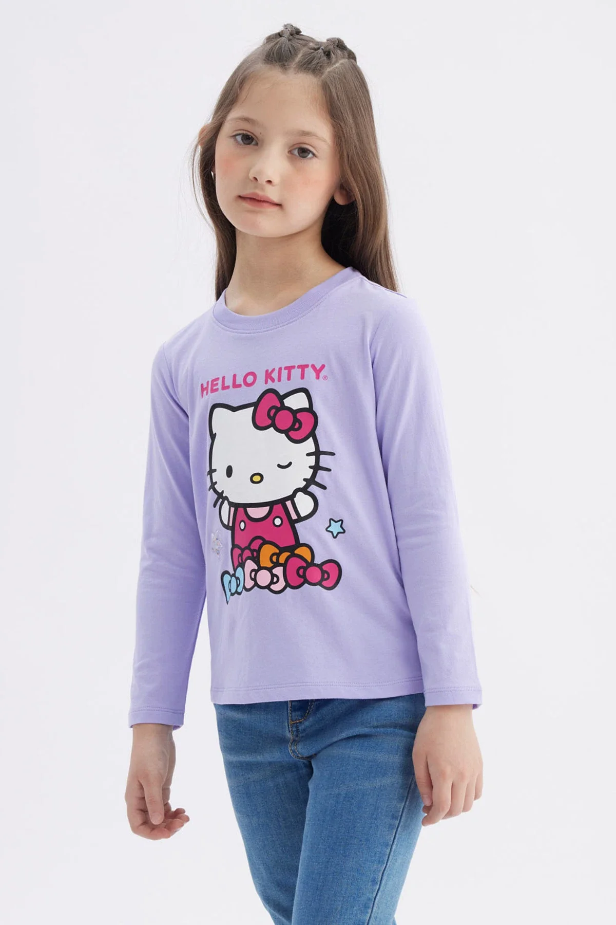 Polera Niña Hello Kitty Lila - Image 2