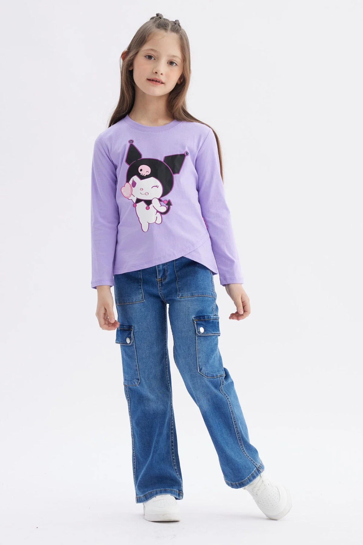 Polera Niña Hello Kitty Lila - Image 4