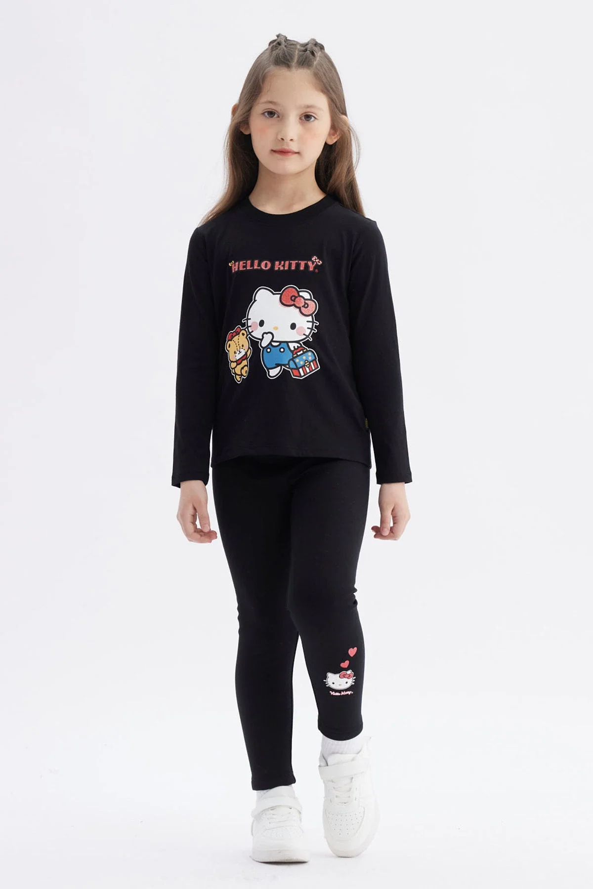 Polera Niña Hello Kitty Negro - Image 4