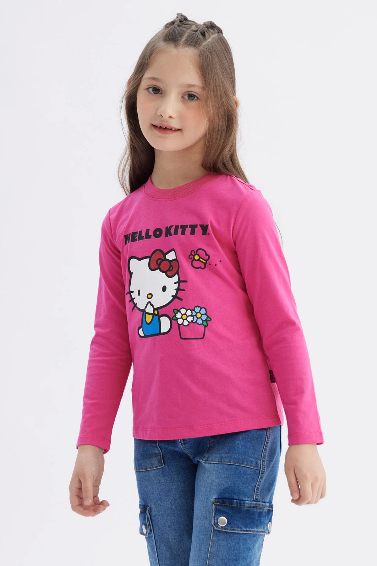 Polera Niña Hello Kitty Rosado - Image 2