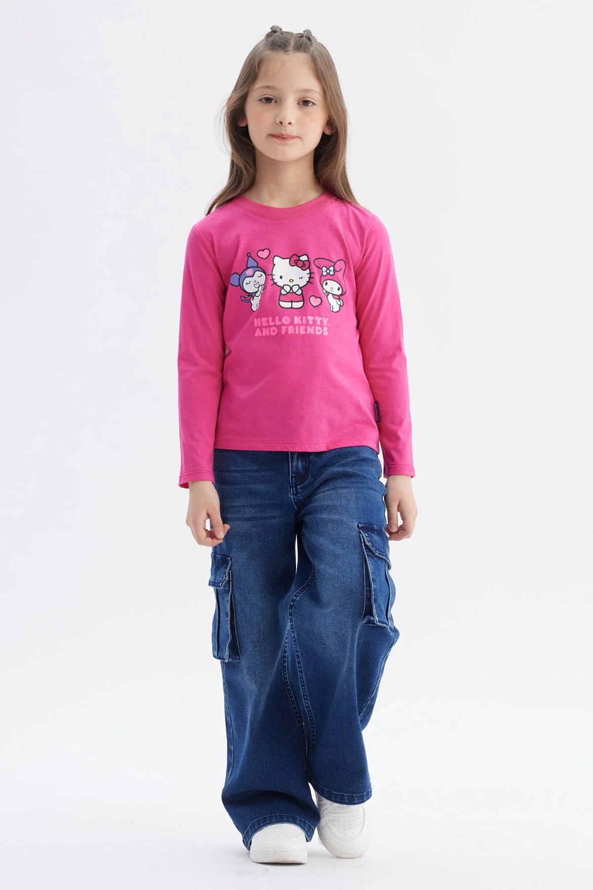 Polera Niña Hello Kitty Y Sus Amigos Fucsia - Image 4